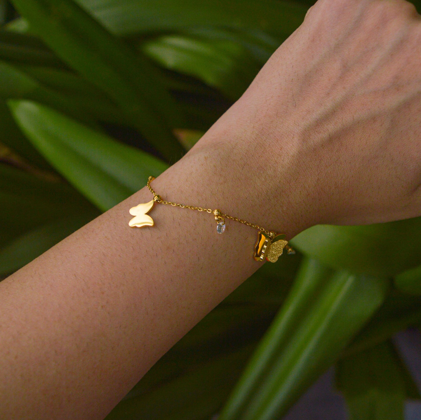 Gold Butterfly Bracelet