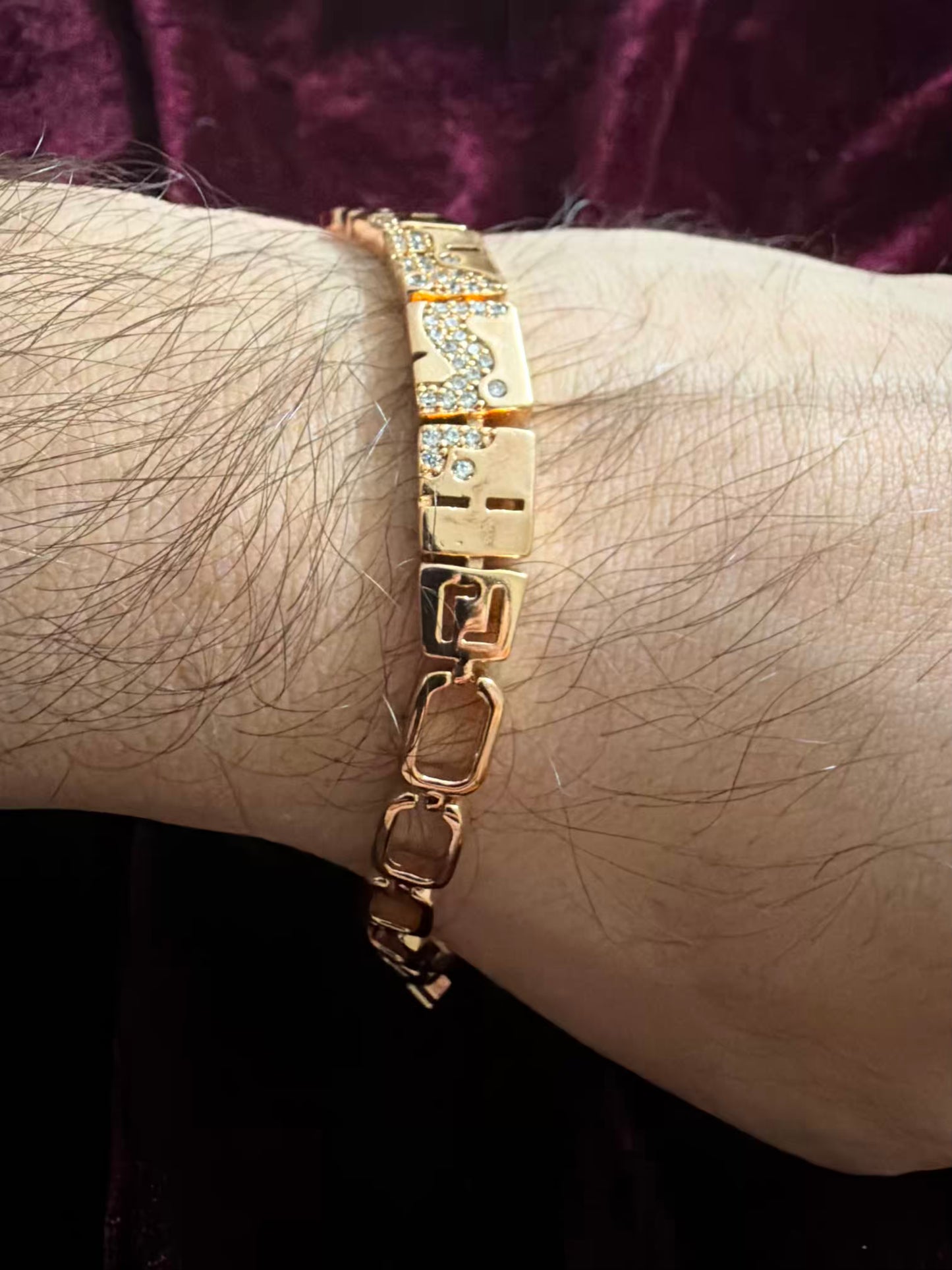 Loaded Diamond Men's Rakhi Bracelet