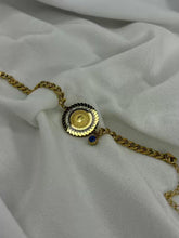 Load image into Gallery viewer, Queen Evil Eye Gold Chain Style Bracelet ( Gold )
