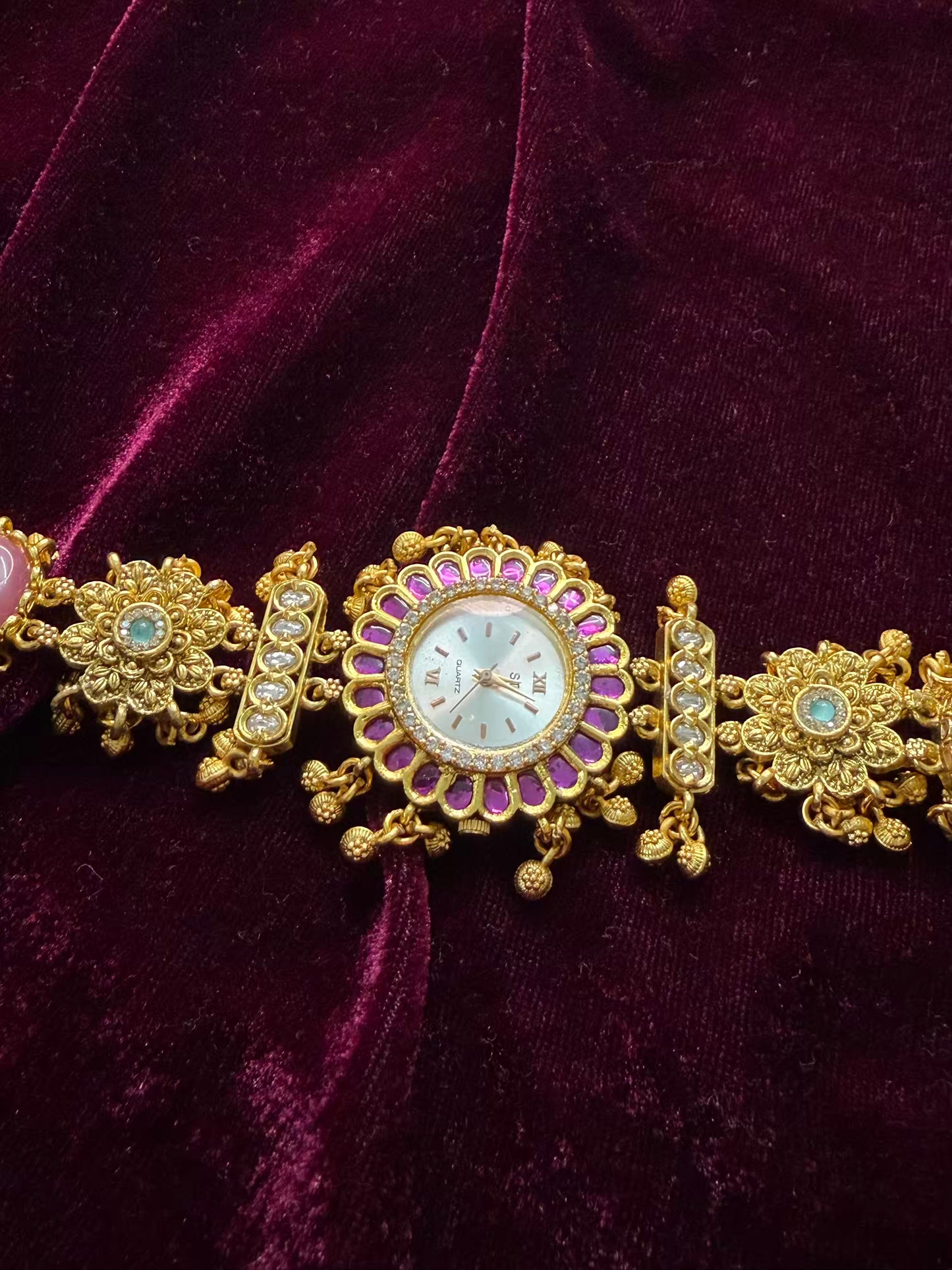 Royal Pink Maharani Watch Design Heritage Bracelet