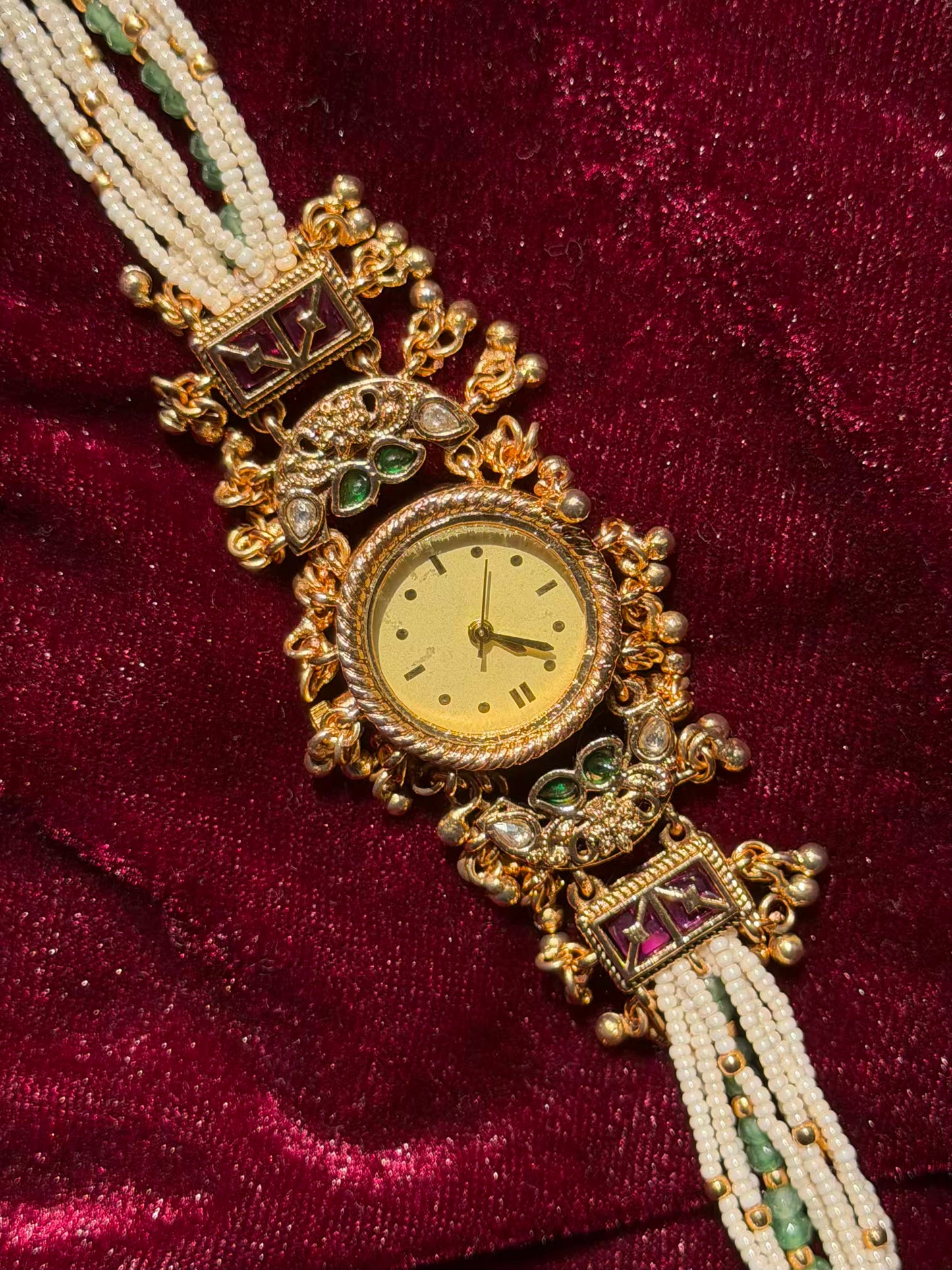 Masak Lightweight Gold Plated Heritage Maharani Watch