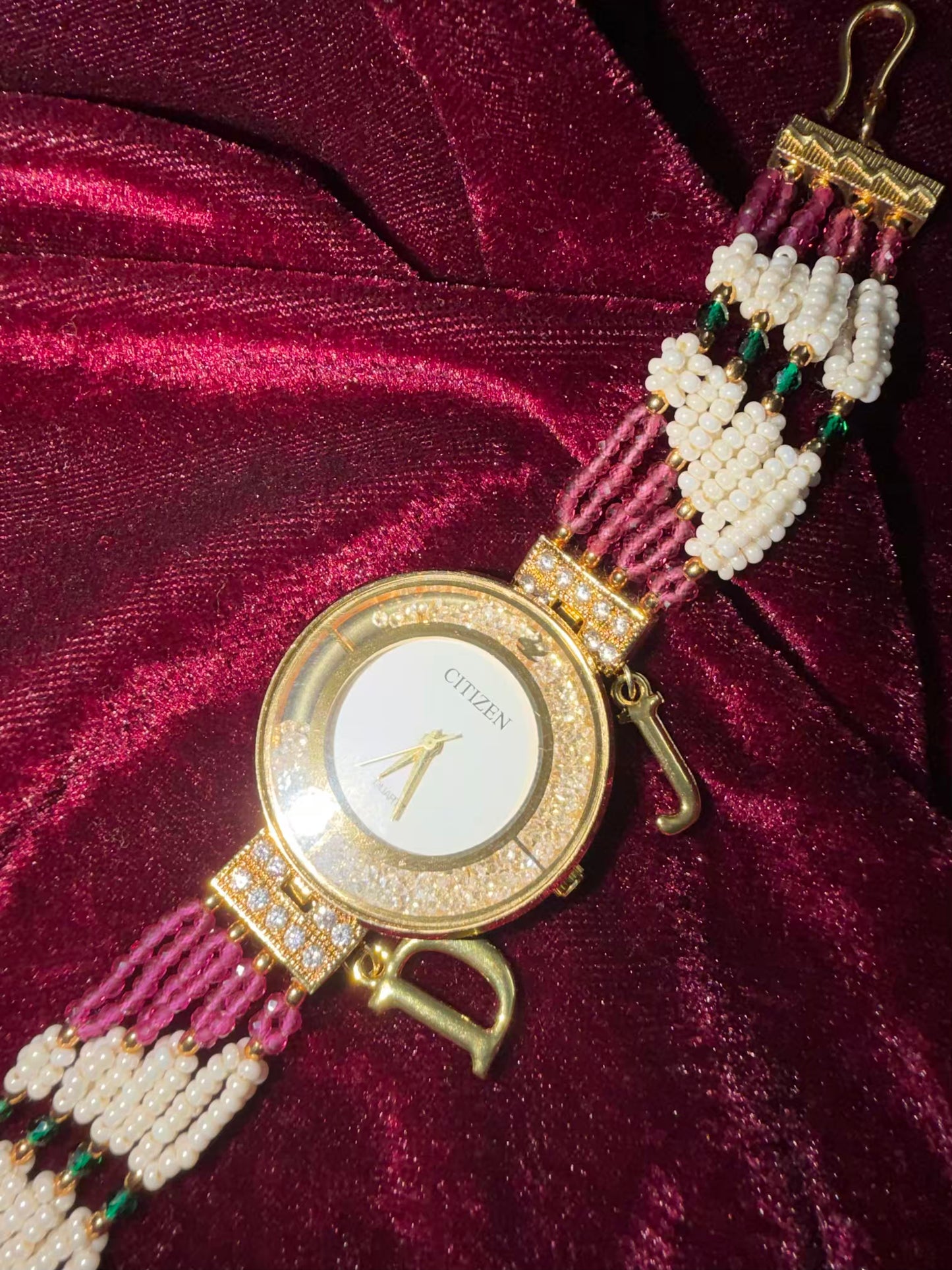Diamonds Dial Maharani Watch Heritage Bracelet