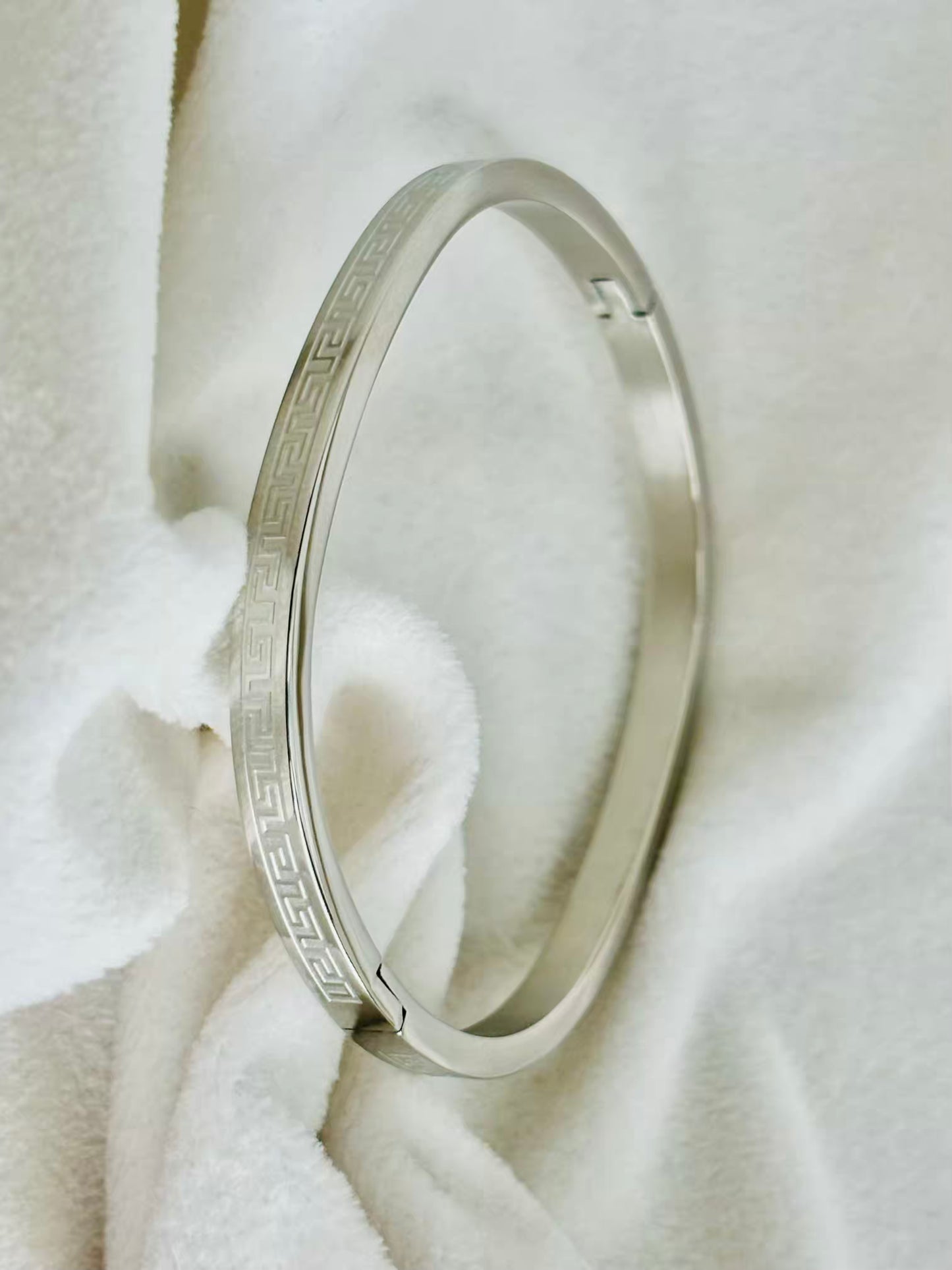 For Thin Wrist Silver Bangle Baby Bangle 2.2 - 2.4 Size