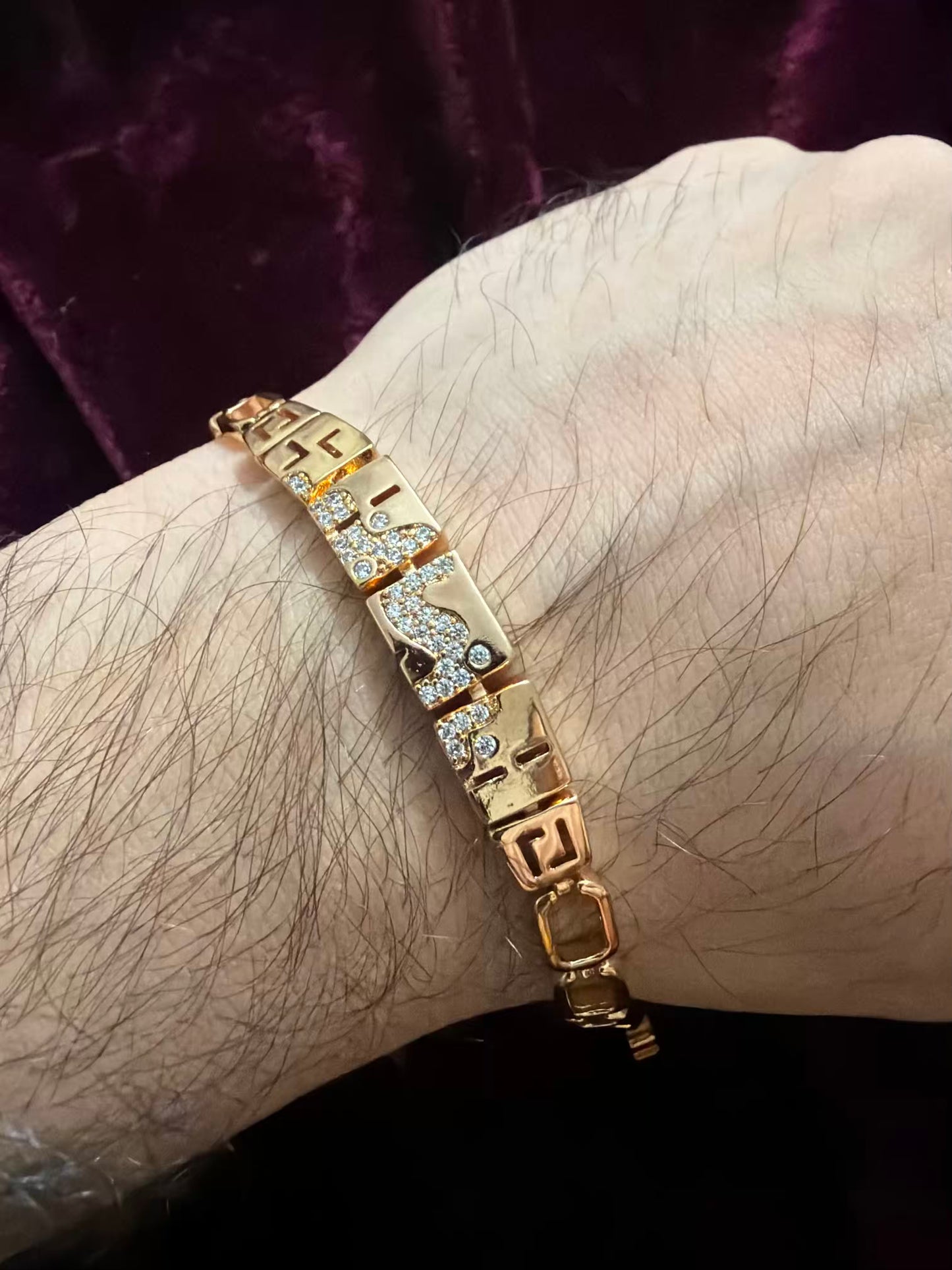 Loaded Diamond Men's Rakhi Bracelet