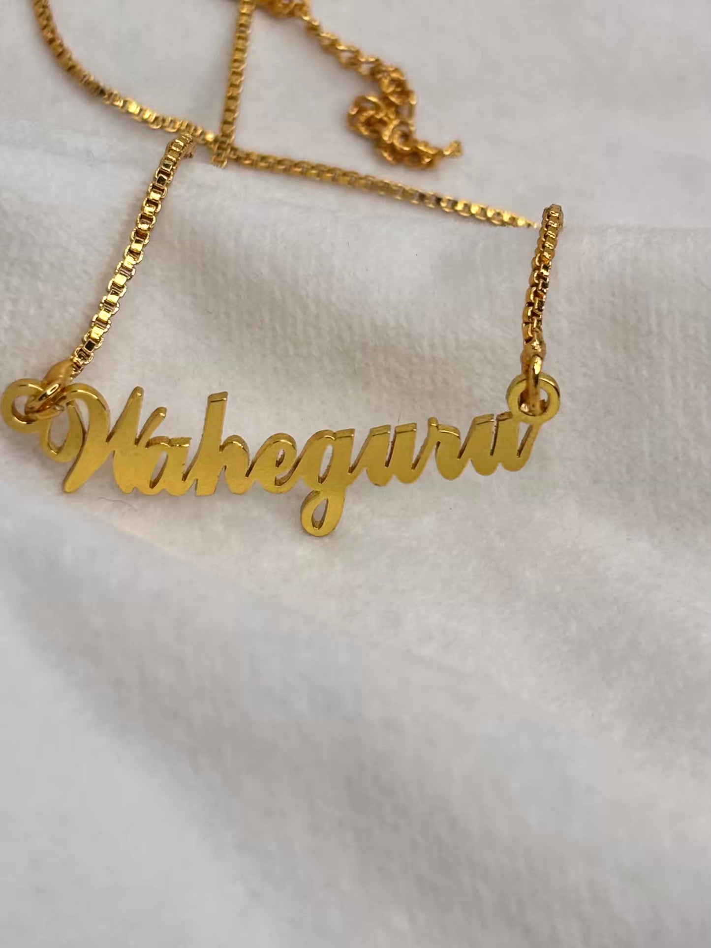Waheguru Necklace - Gold Plated ( Only Prepaid )