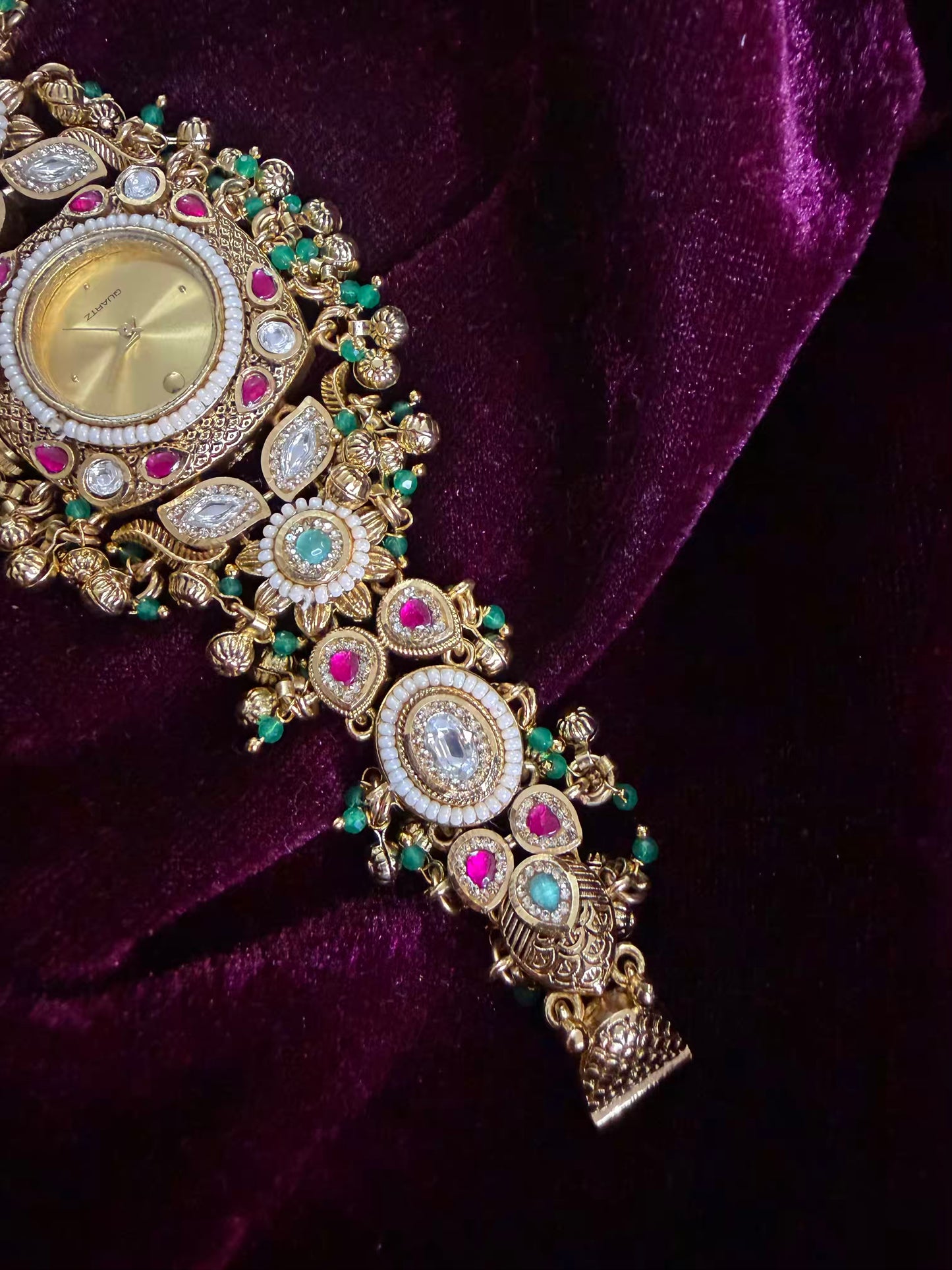 Royal Maharani Watch Design Bracelet fits 2.8 Adjustable with hooks ( Customise Your Name )