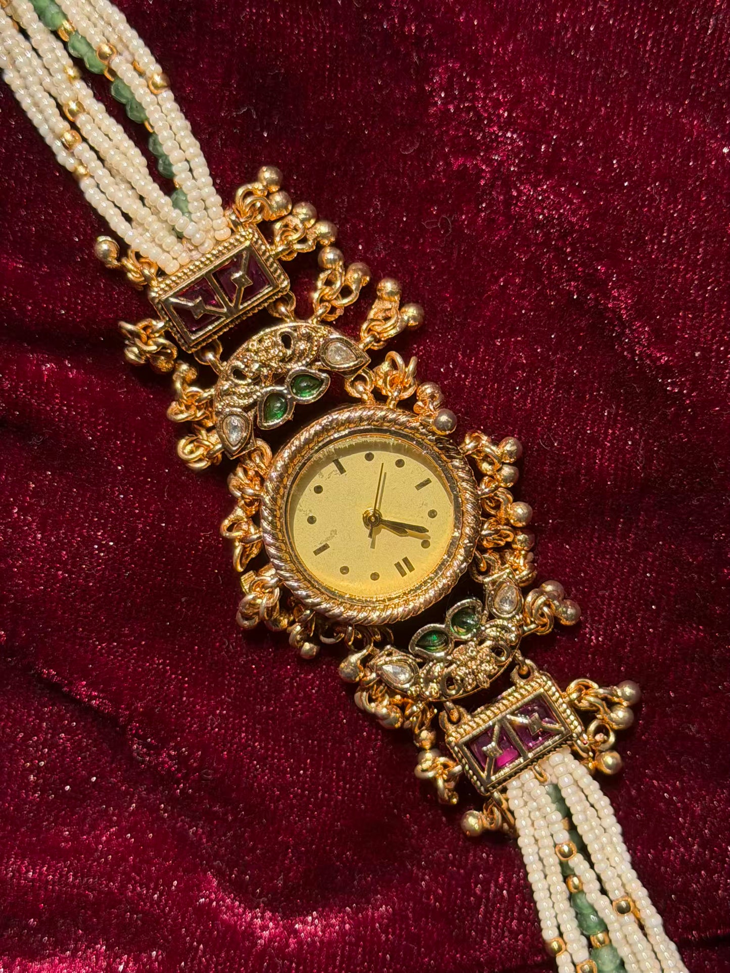 Masak Lightweight Gold Plated Heritage Maharani Watch