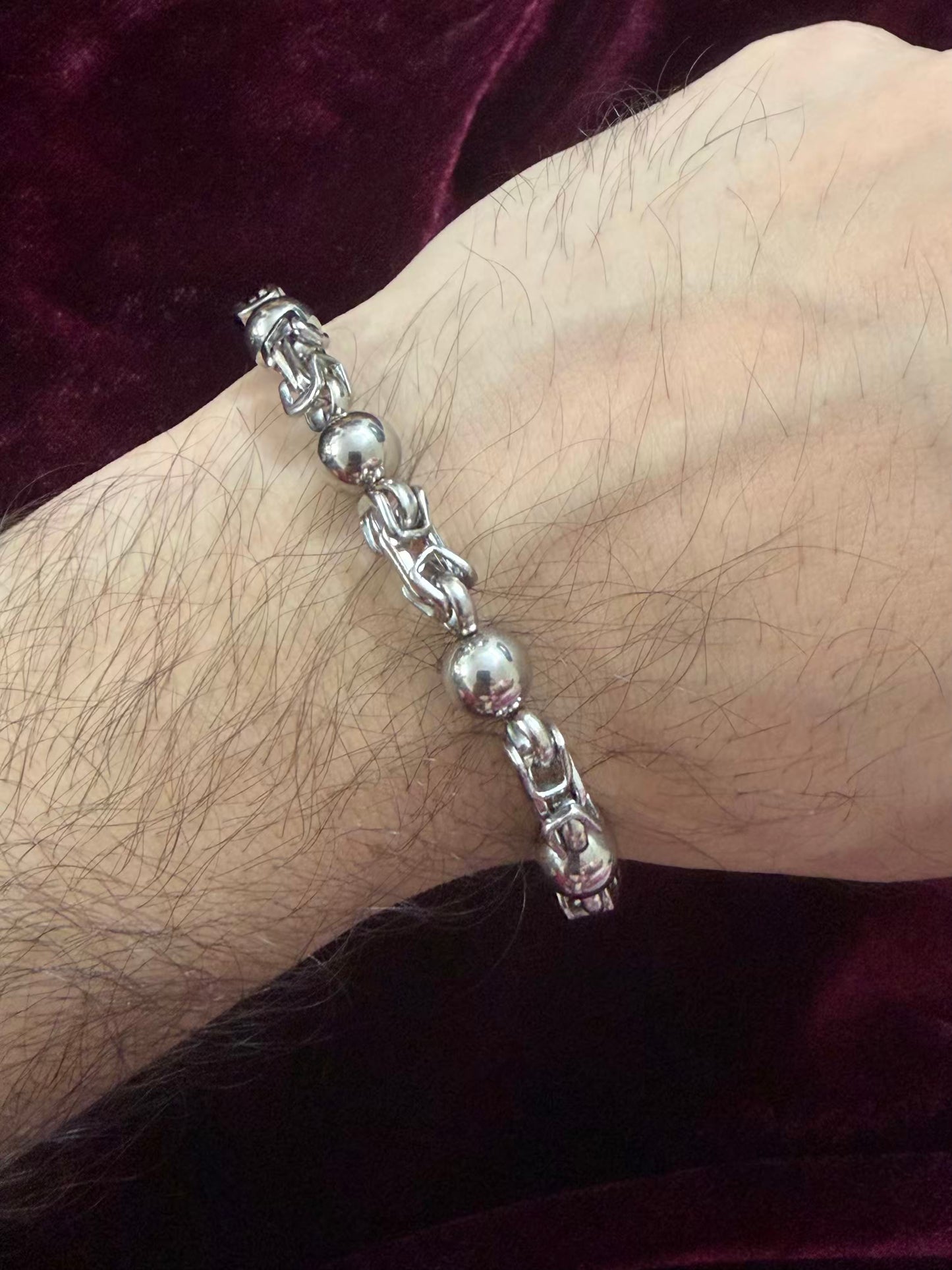 Simplisti Silver Rakhi Men Bracelet