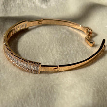 Load image into Gallery viewer, Loaded Diamonds Kada Bracelet Bangle - 18k Gold Plated
