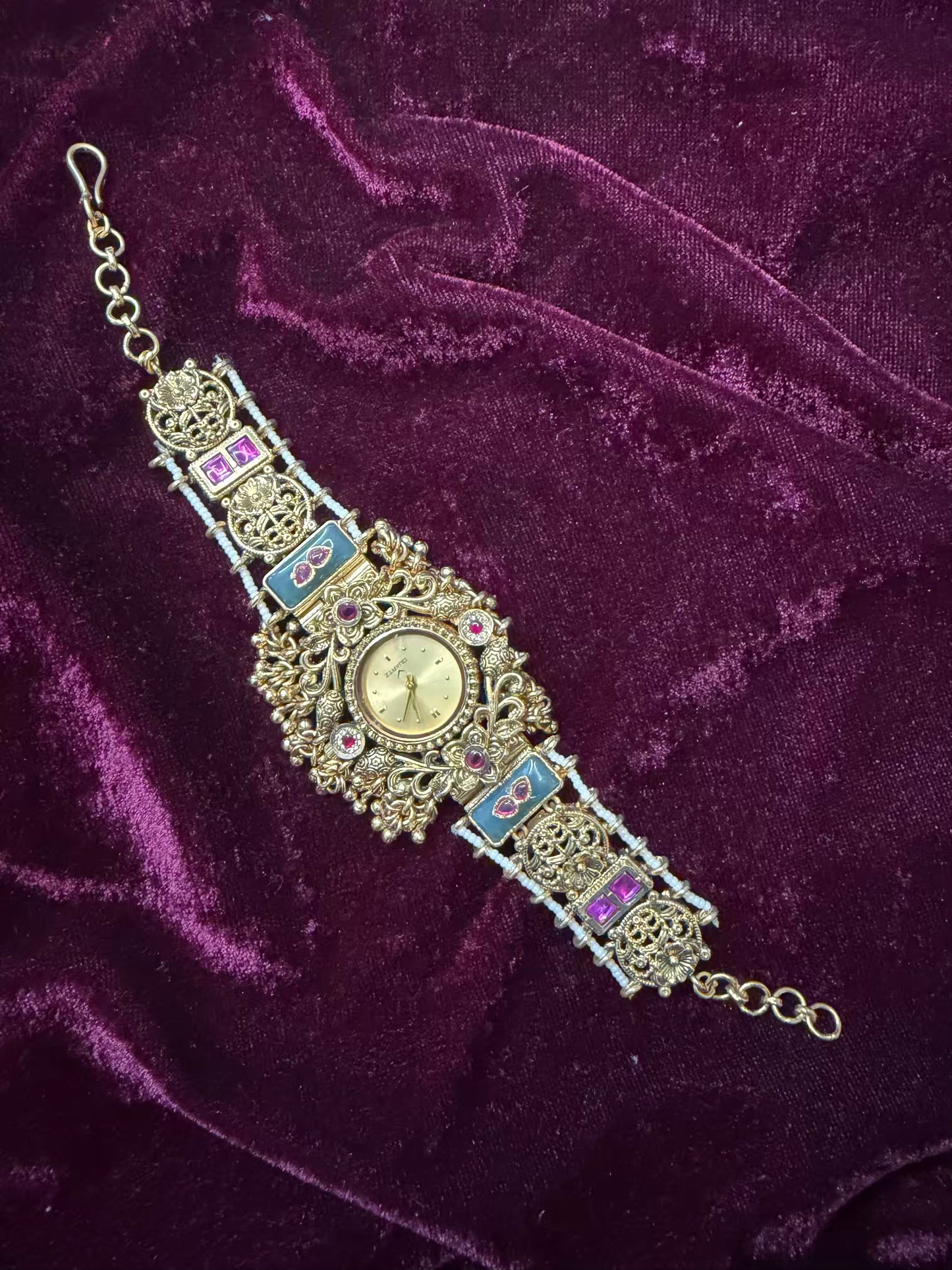 Antique Royals Gold Plated Heritage Maharani Watch ( only 1 pc restocked)