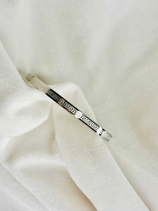 For Thin Wrist Silver Bangle Baby Bangle 2.2 - 2.4 Size