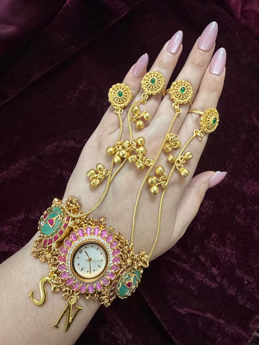 Mint Maharani Heritage Watch Hathphool ( Ratna )