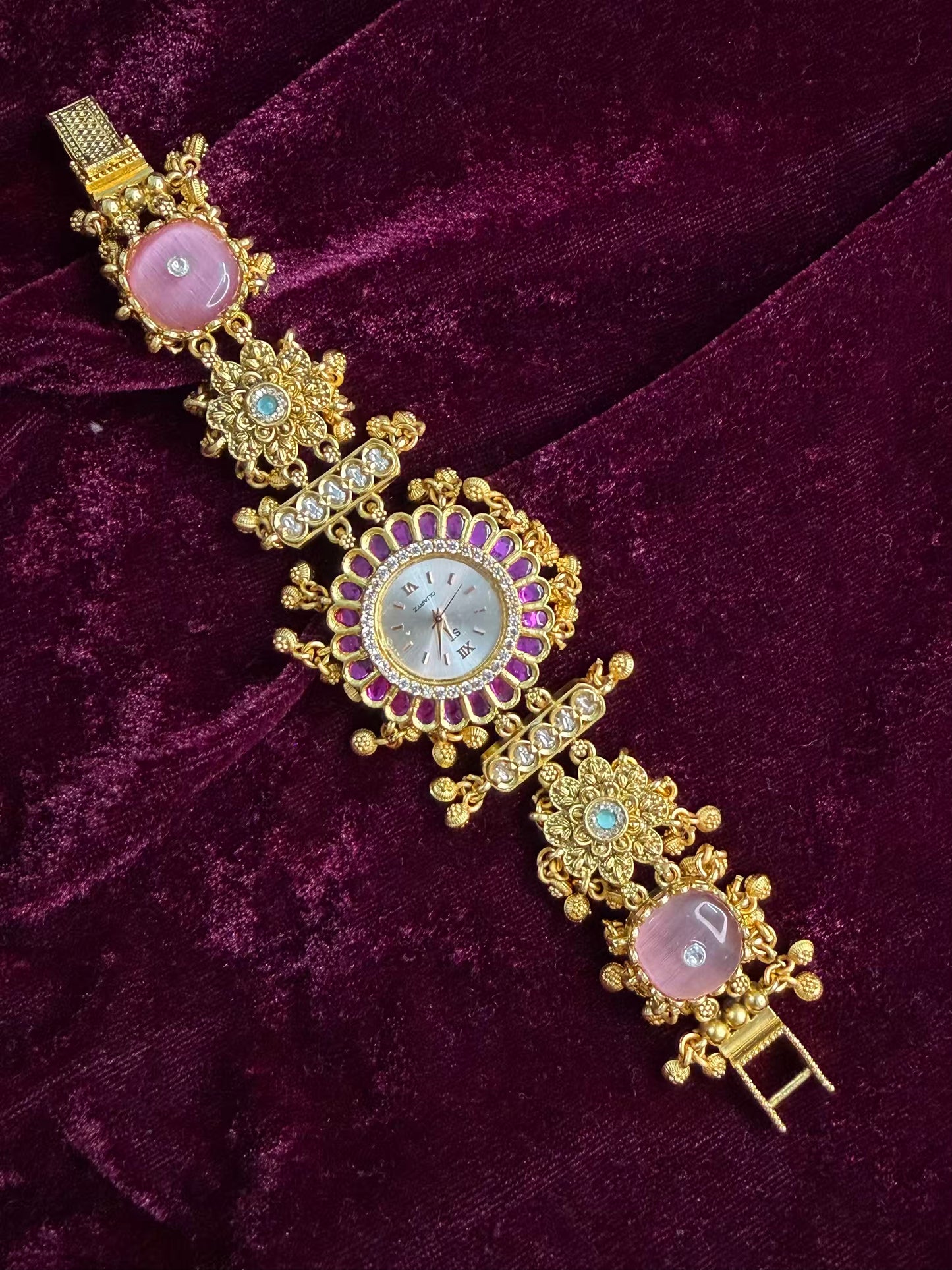 Royal Pink Maharani Watch Design Heritage Bracelet