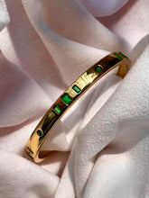 Load image into Gallery viewer, Emerald Green Premium Kada Bracelet Bangle - Gold
