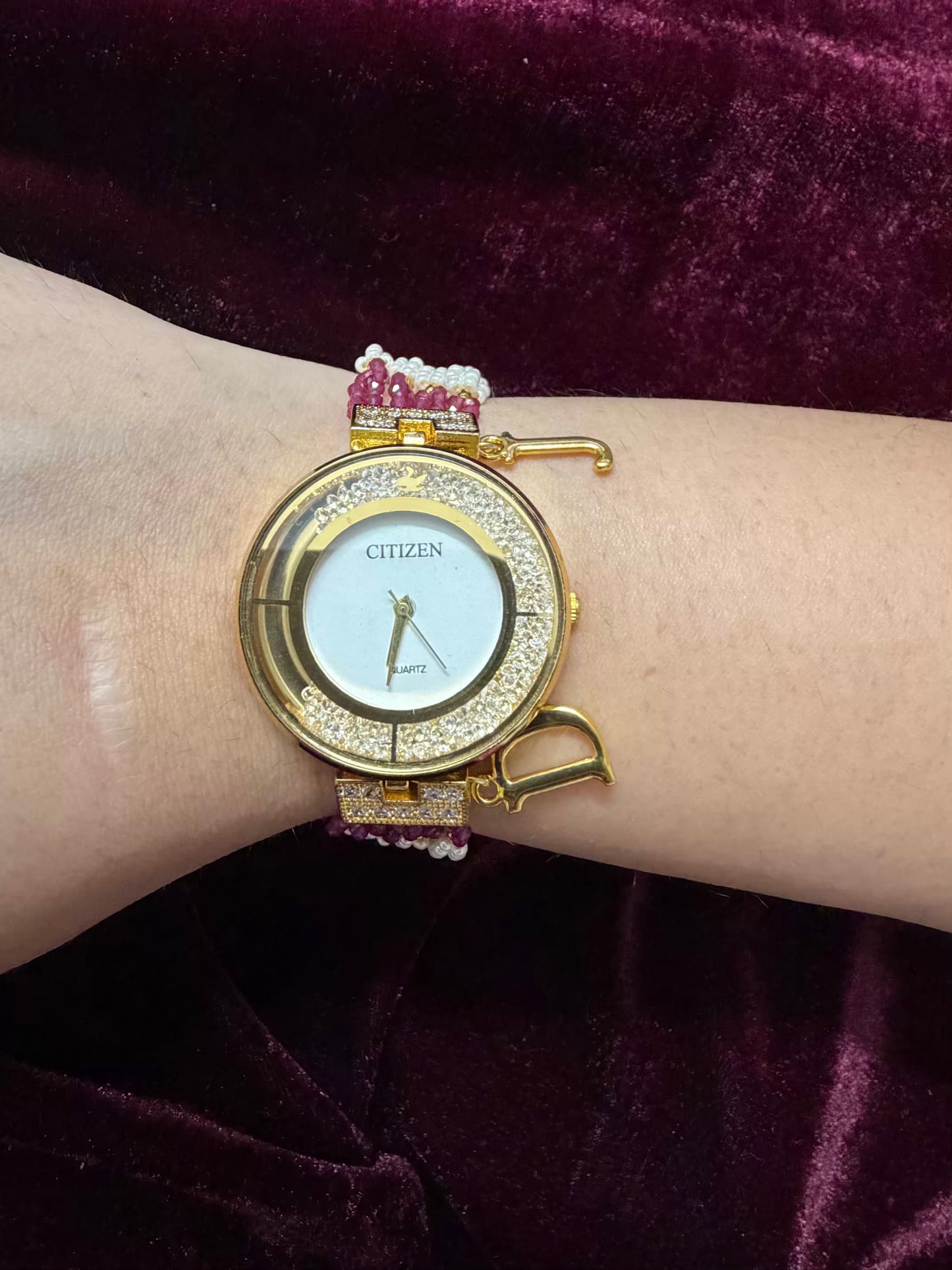 Diamonds Dial Maharani Watch Heritage Bracelet