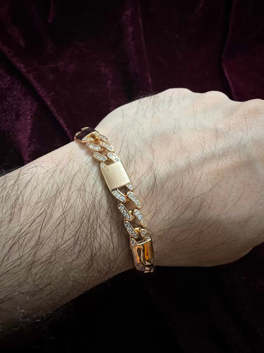 Zeus Chain Diamond Men's Rakhi Bracelet