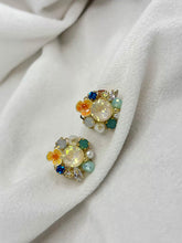 Load image into Gallery viewer, Colourful Premium Earrings Studs - Gold Plated
