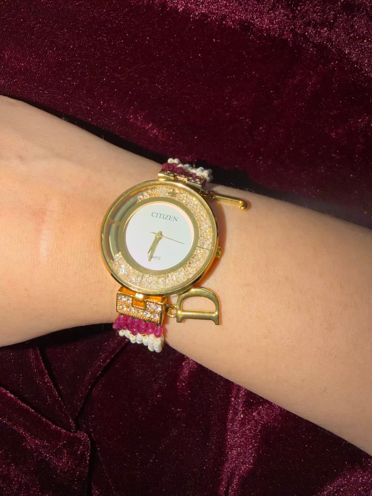 Diamonds Dial Maharani Watch Heritage Bracelet