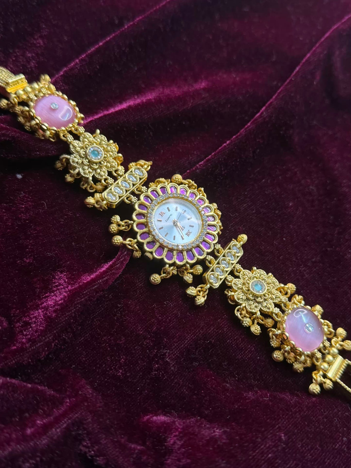 Royal Pink Maharani Watch Design Heritage Bracelet