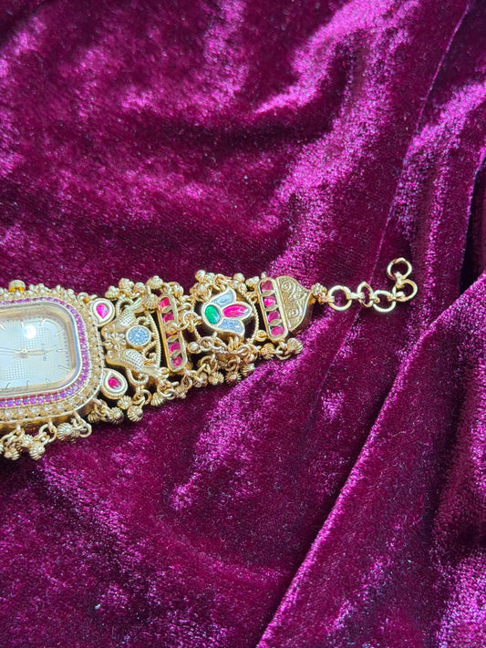 Cream Dial Maharani Watch Heritage Bracelet ( USE Special Coupon Code - 2999 ) to get at 2999₹