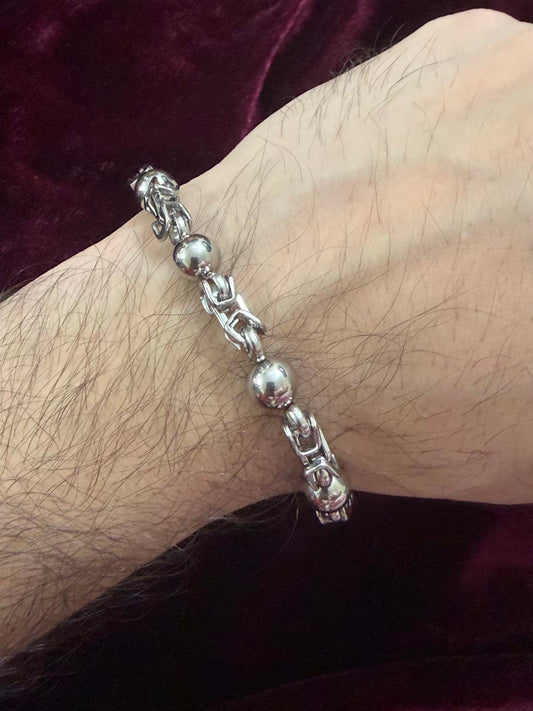 Simplisti Silver Rakhi Men Bracelet
