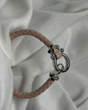 Load image into Gallery viewer, Baby Pink Belt Vegan Leather Bracelet
