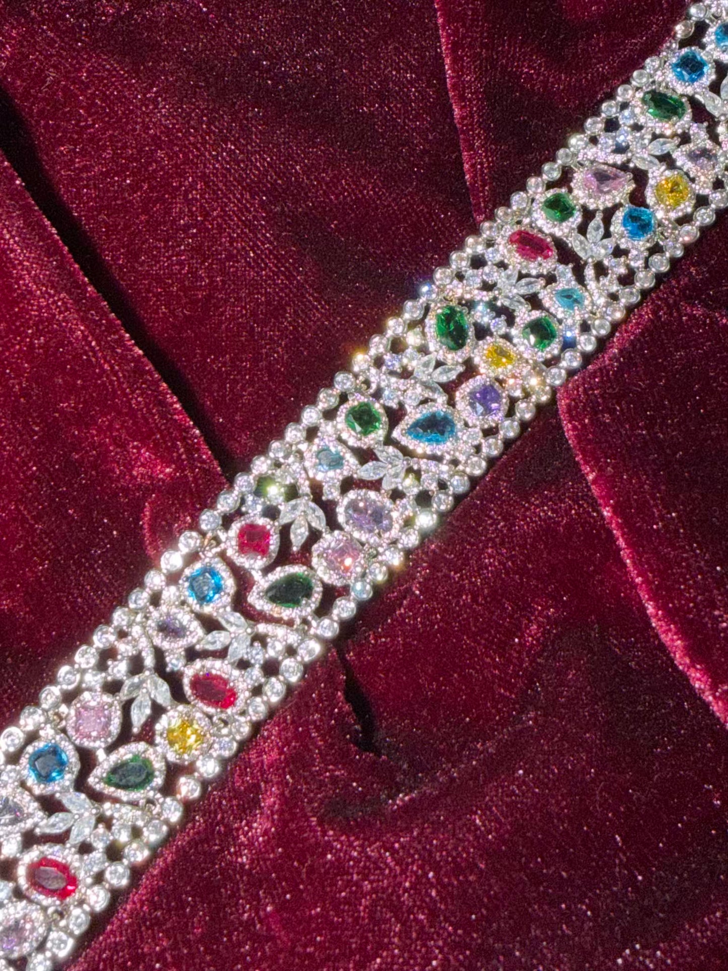 Luxury Men Diamonds Tennis Rakhi Bracelet