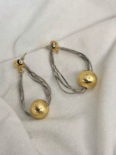 Load image into Gallery viewer, Good Ball Pearls Hanging Earrings Studs - Gold Plated
