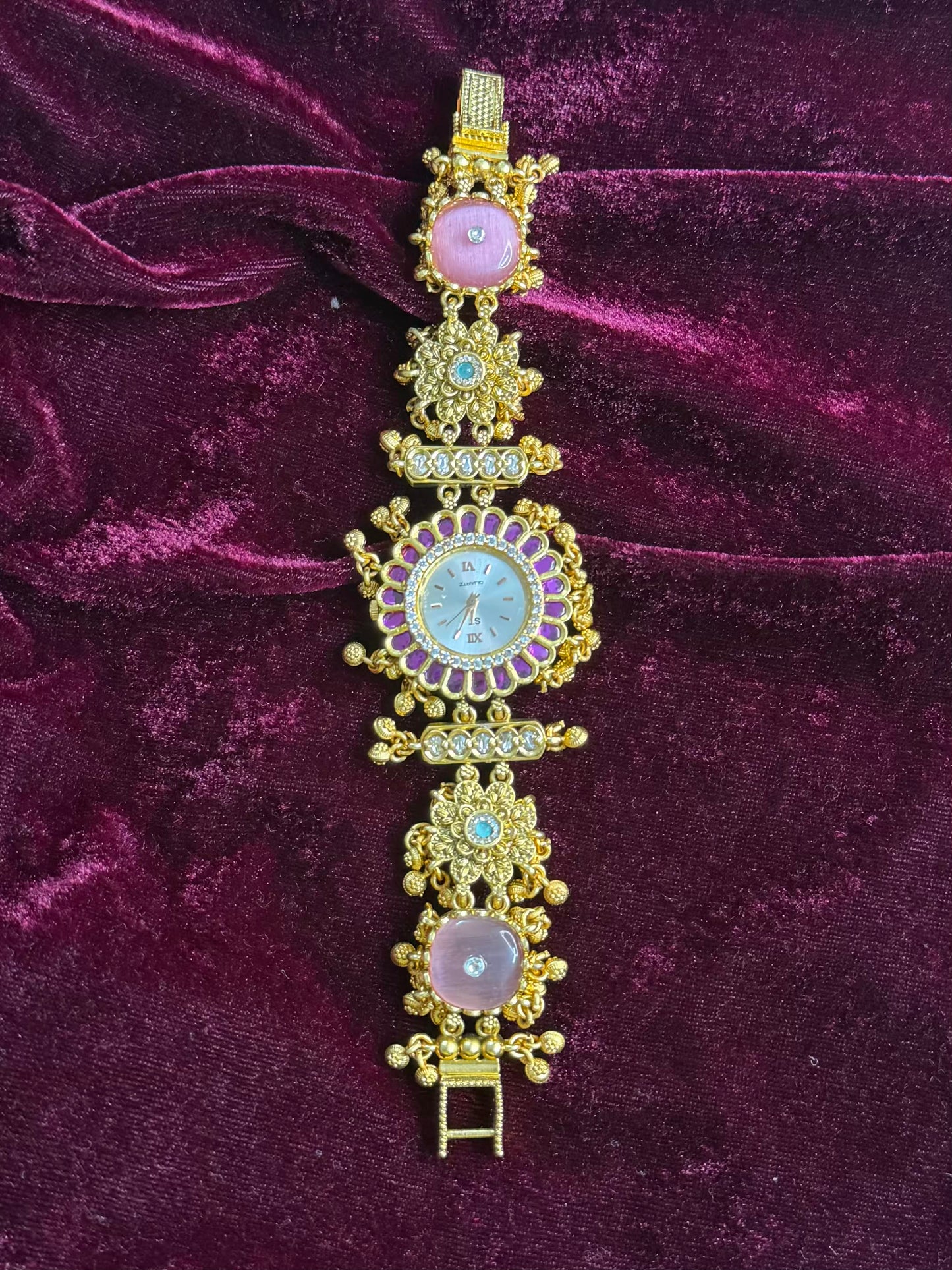Royal Pink Maharani Watch Design Heritage Bracelet
