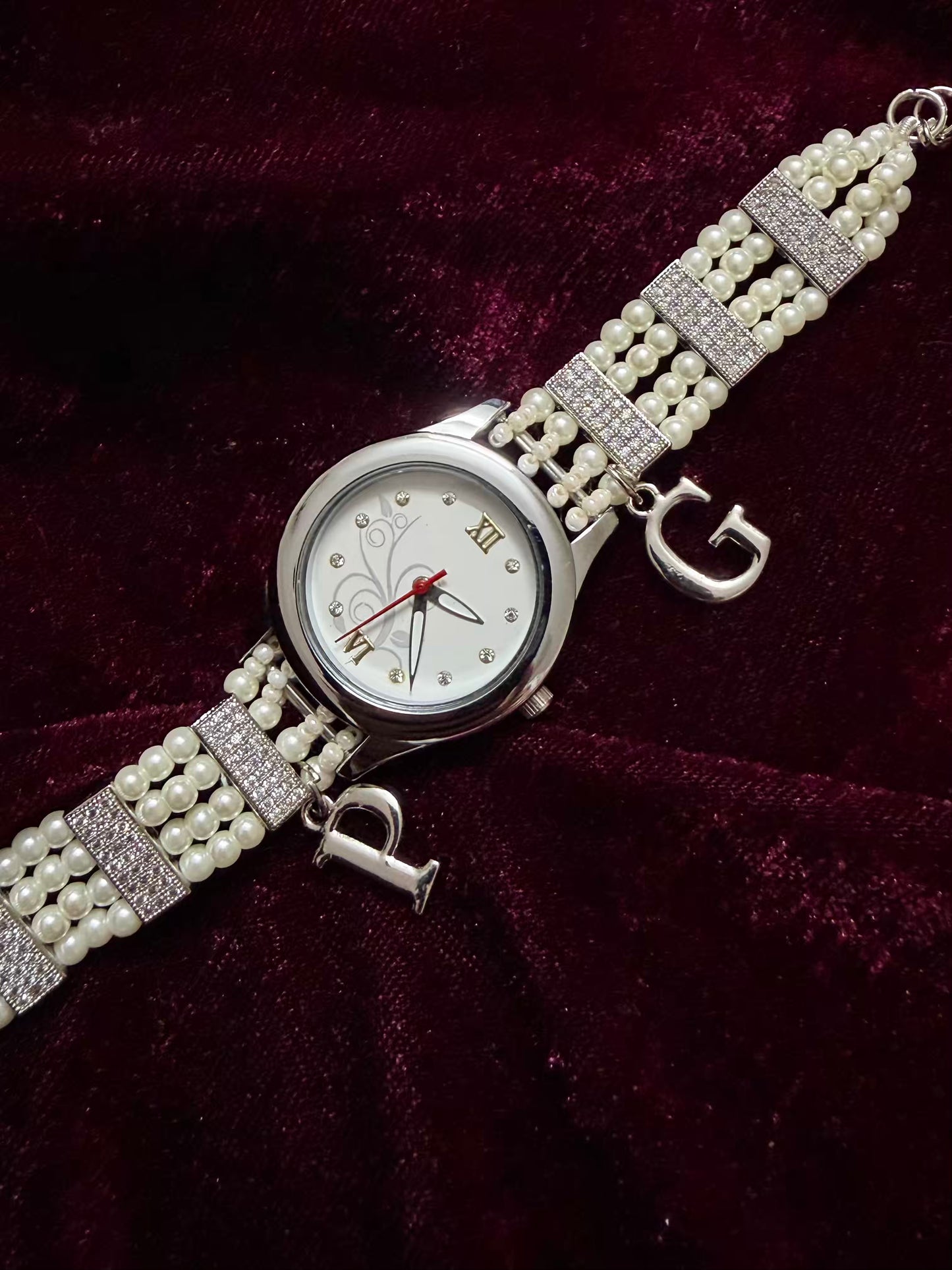 Silver Pearl Office Casual Watch