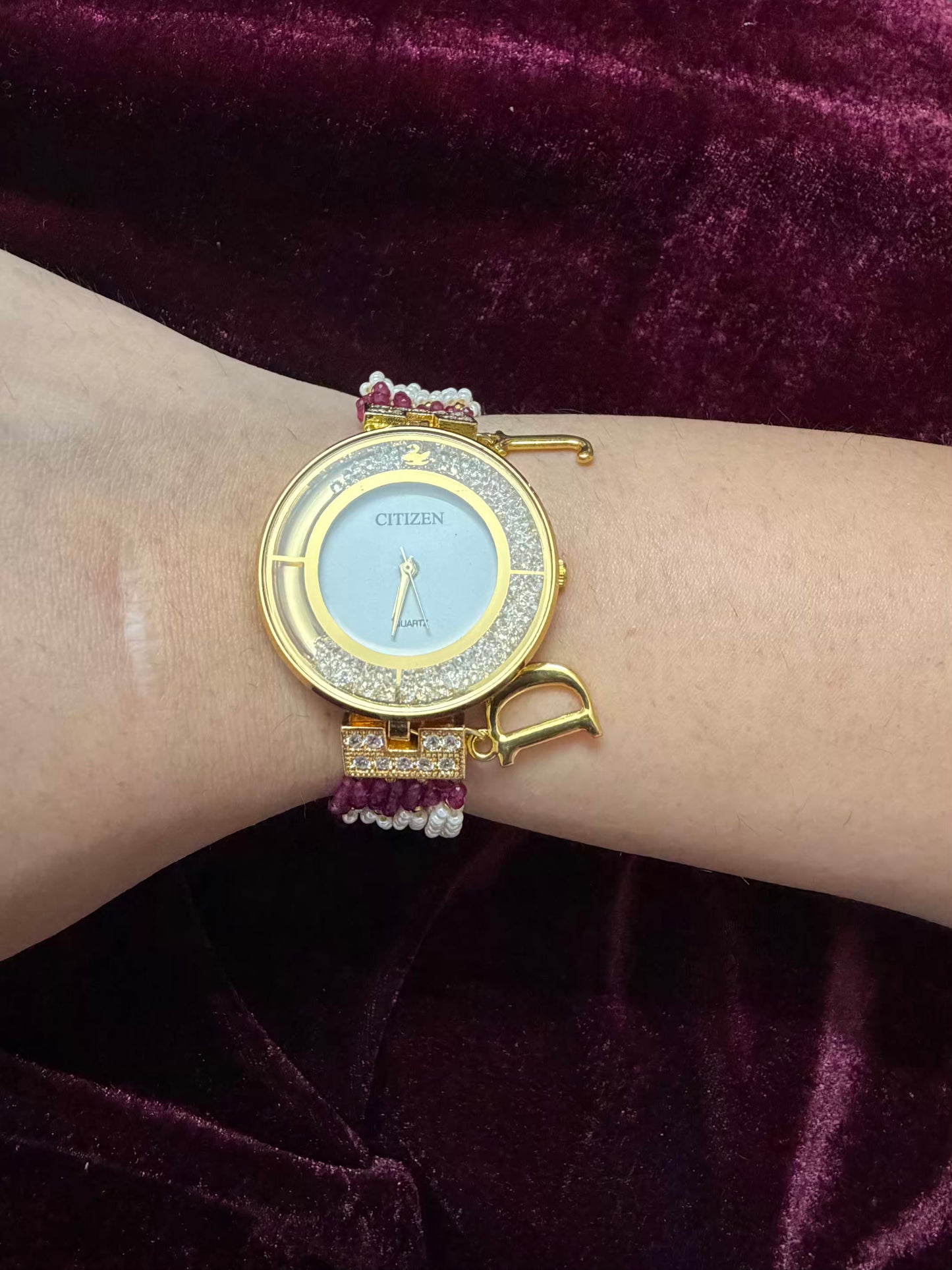 Diamonds Dial Maharani Watch Heritage Bracelet