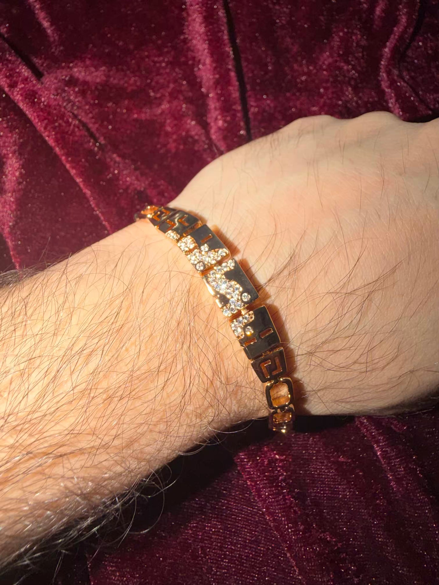 Loaded Diamond Men's Rakhi Bracelet