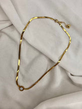 Load image into Gallery viewer, Gold Snake White Roman Necklace ( Gold Plated )
