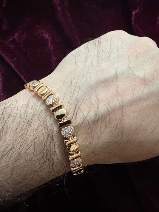 Oval Luxury Men's Rakhi Bracelet