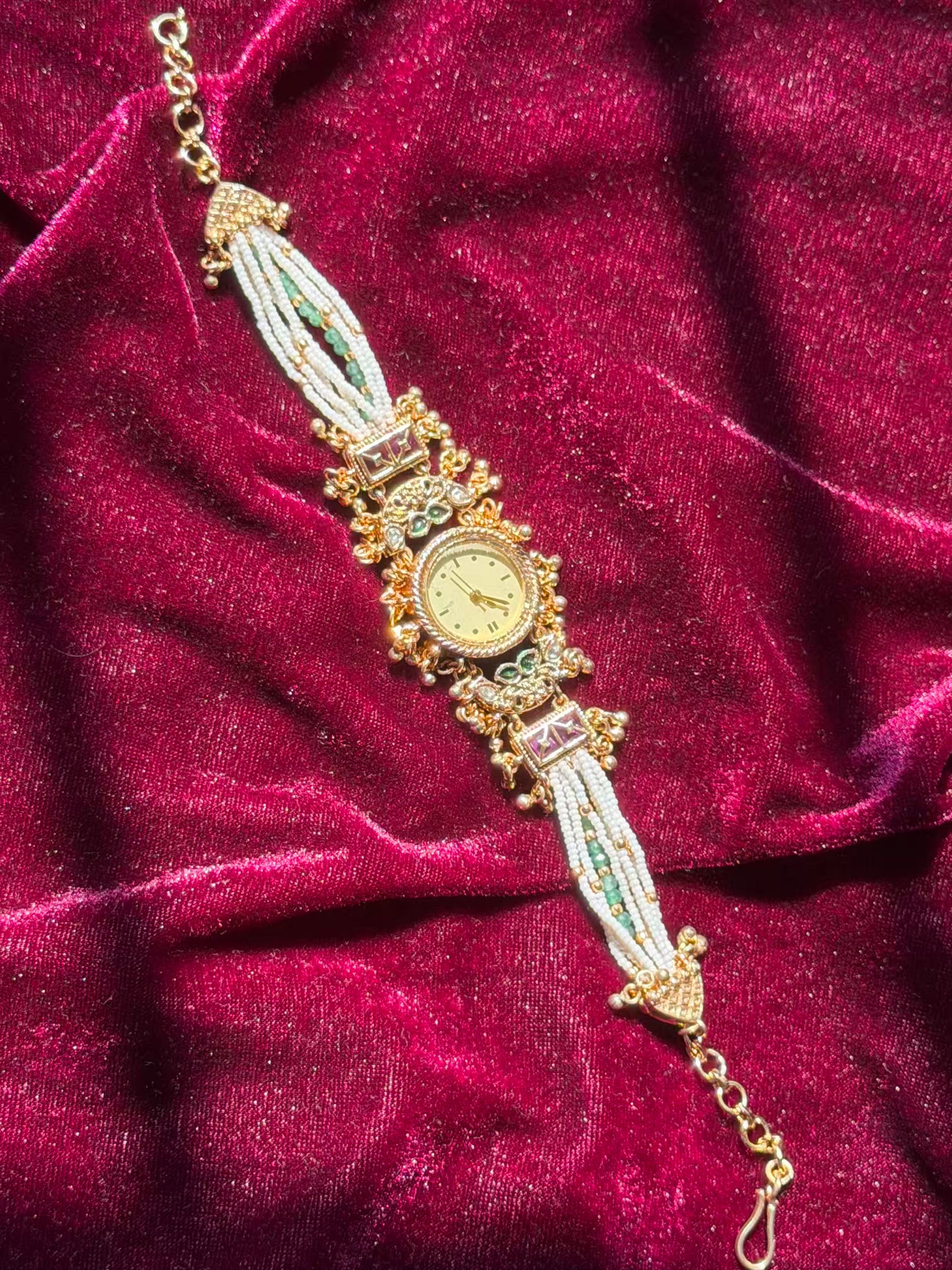 Masak Lightweight Gold Plated Heritage Maharani Watch