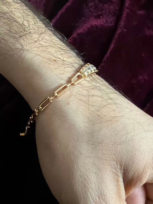 Invictus Diamond Men's Rakhi Bracelet