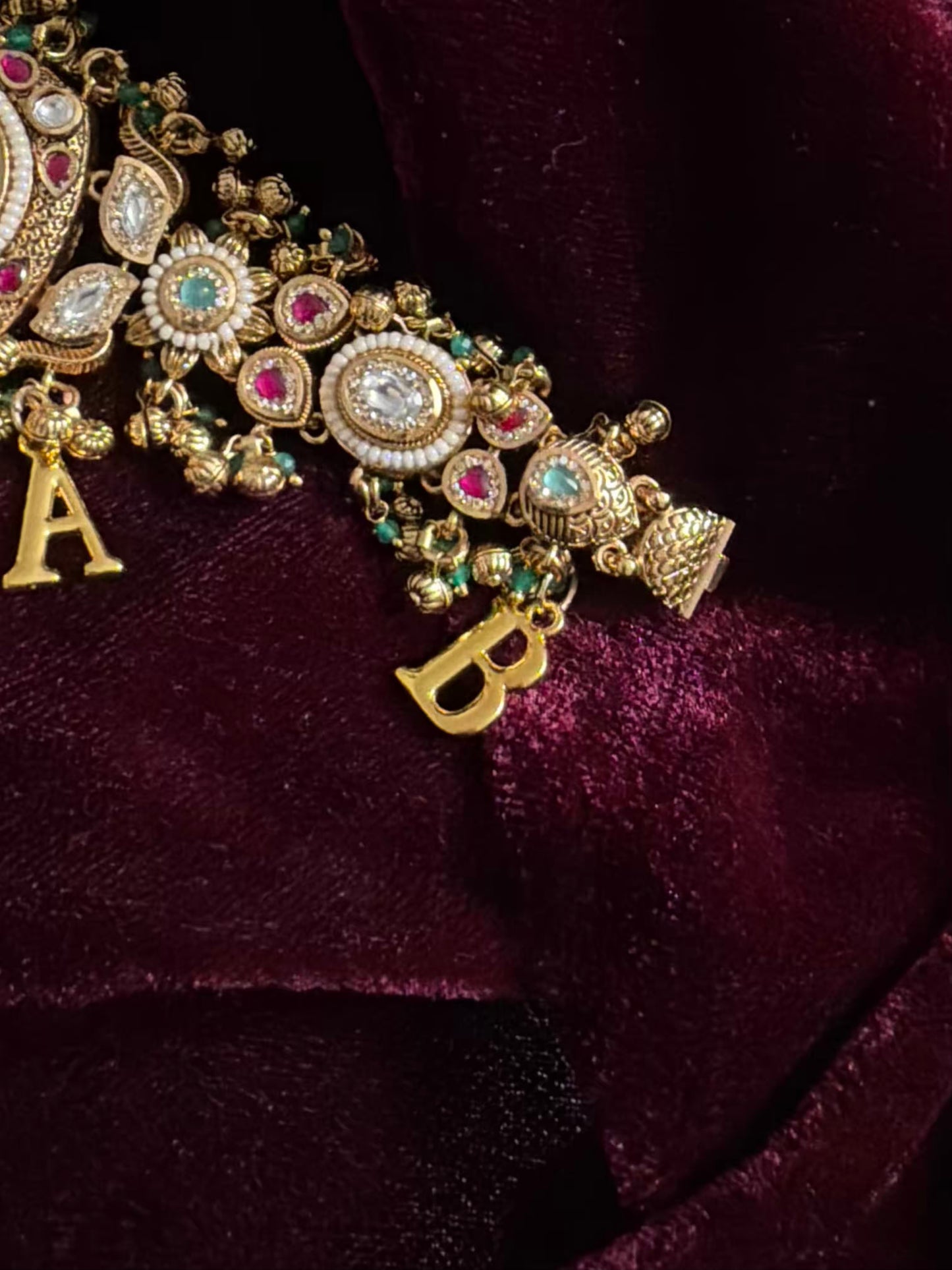 Royal Maharani Watch Design Bracelet fits 2.8 Adjustable with hooks ( Customise Your Name )