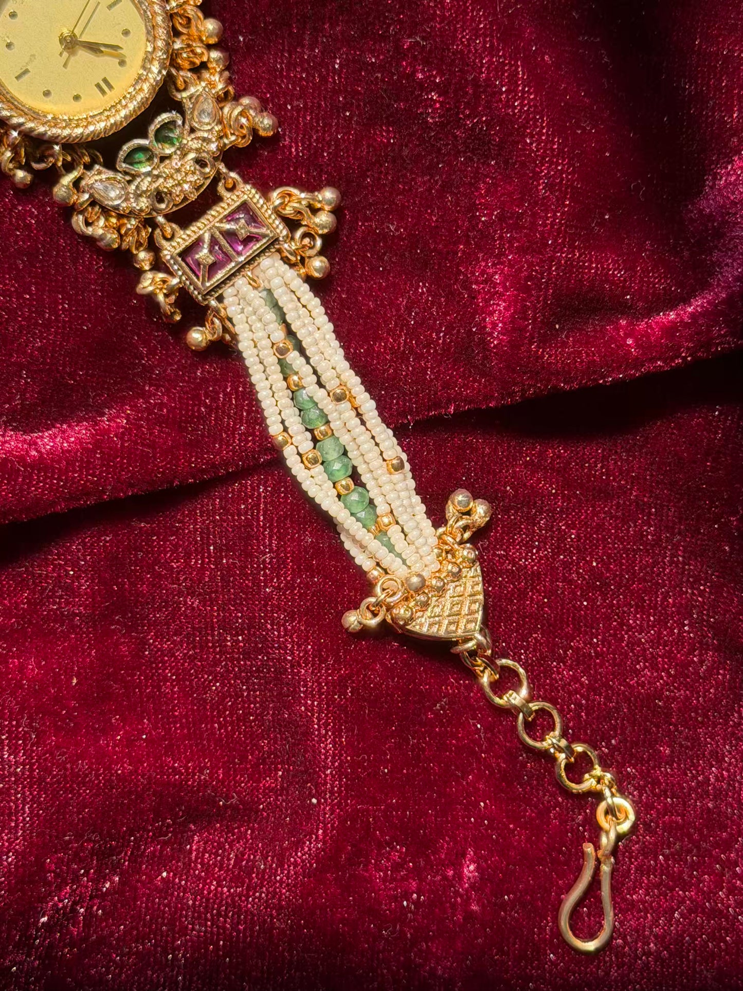 Masak Lightweight Gold Plated Heritage Maharani Watch