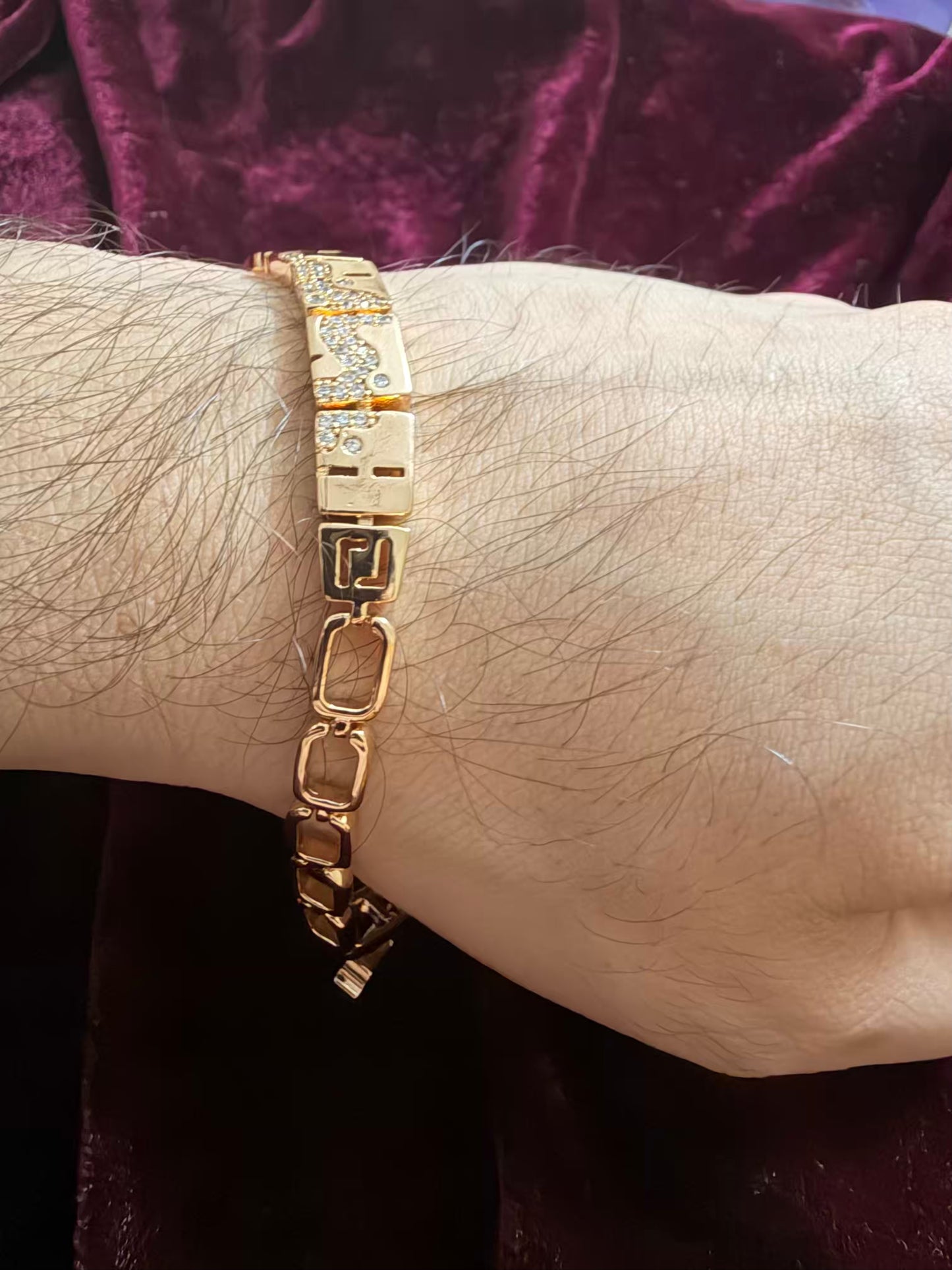 Loaded Diamond Men's Rakhi Bracelet