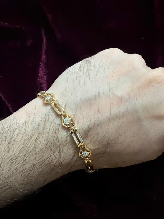 Crystal Men's Rakhi Bracelet