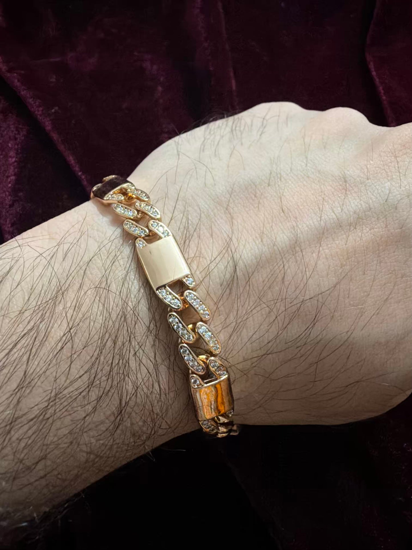 Zeus Chain Diamond Men's Rakhi Bracelet