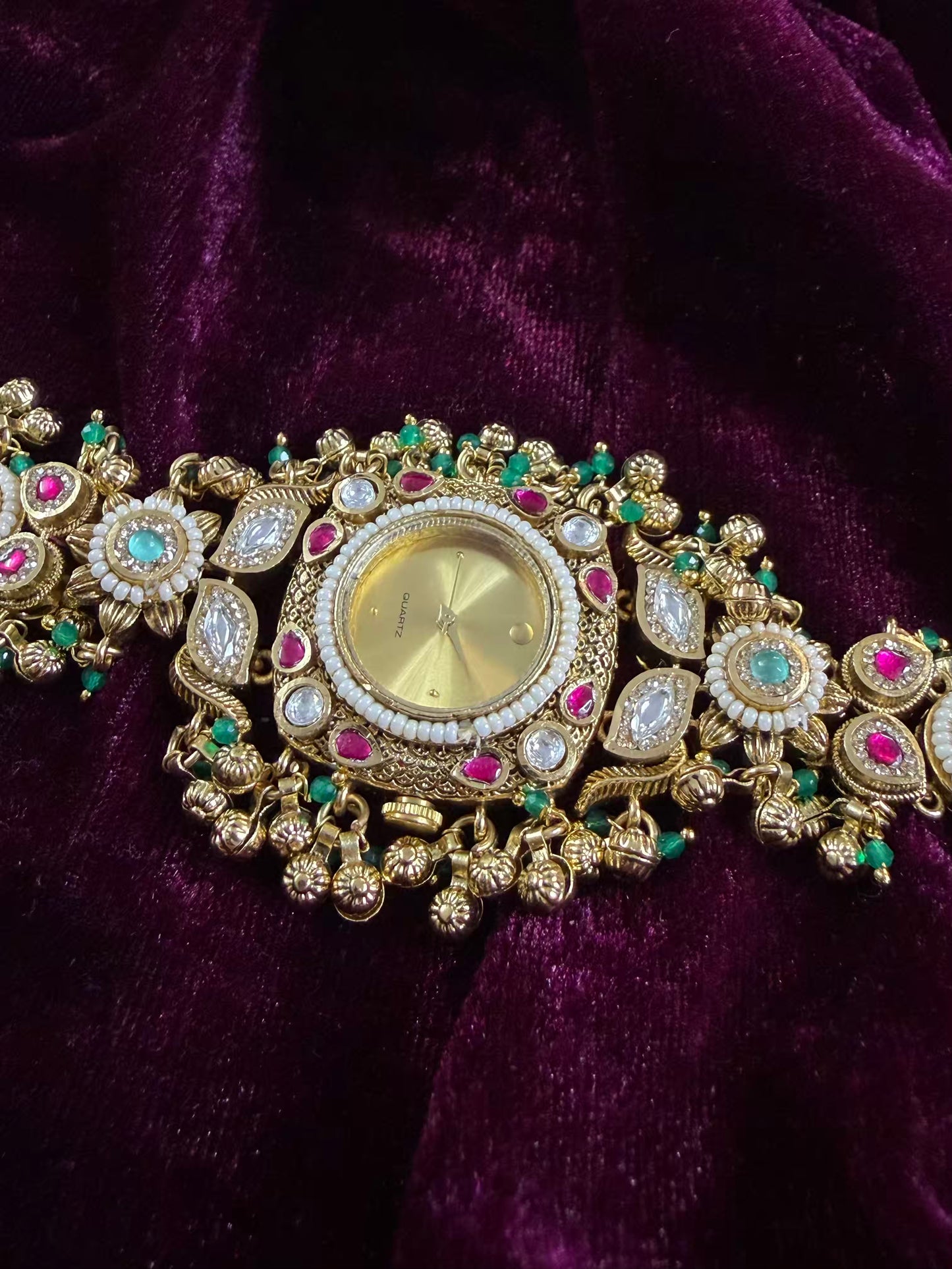 Royal Maharani Watch Design Bracelet fits 2.8 Adjustable with hooks ( Customise Your Name )