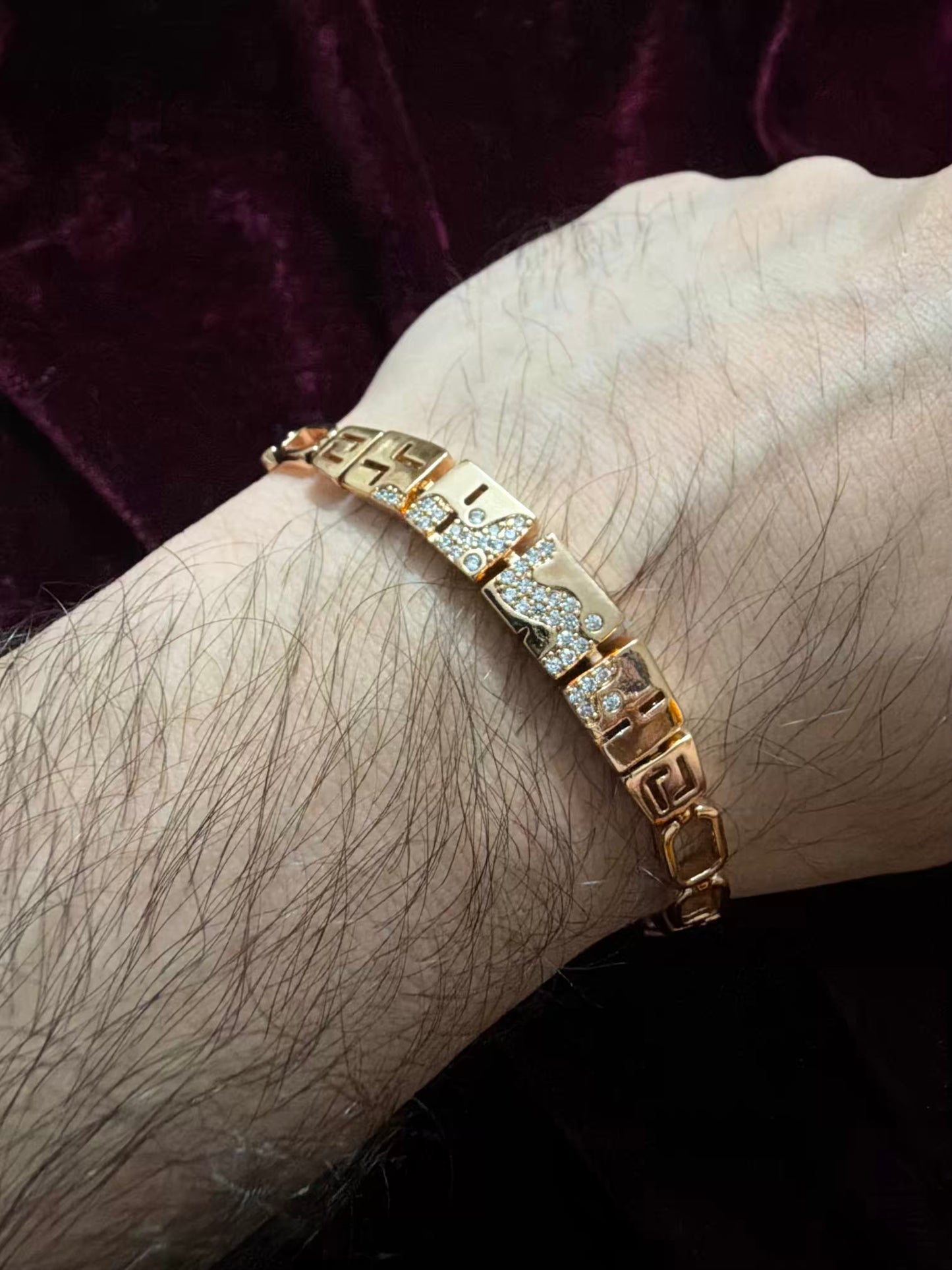 Loaded Diamond Men's Rakhi Bracelet