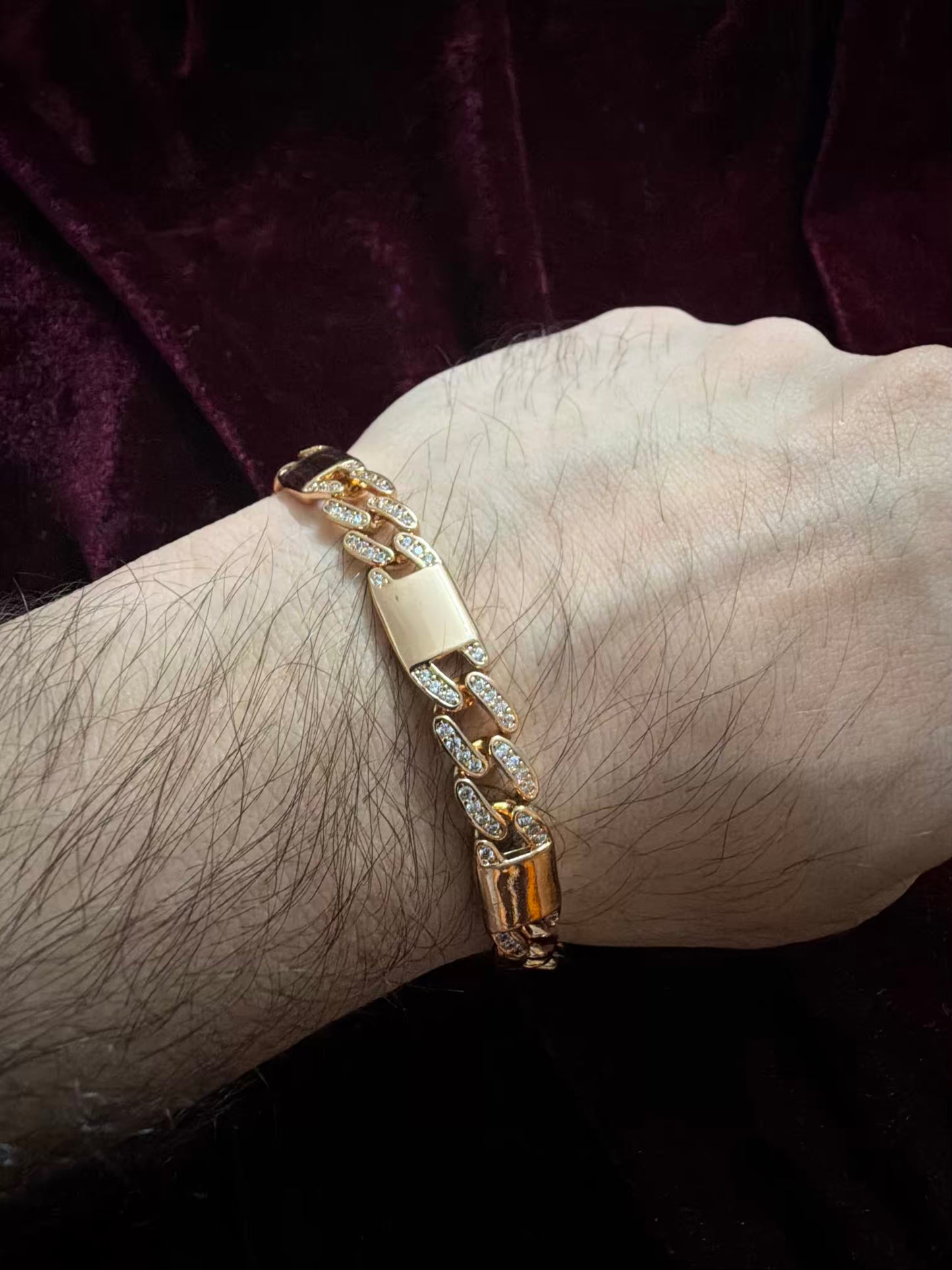 Zeus Chain Diamond Men's Rakhi Bracelet