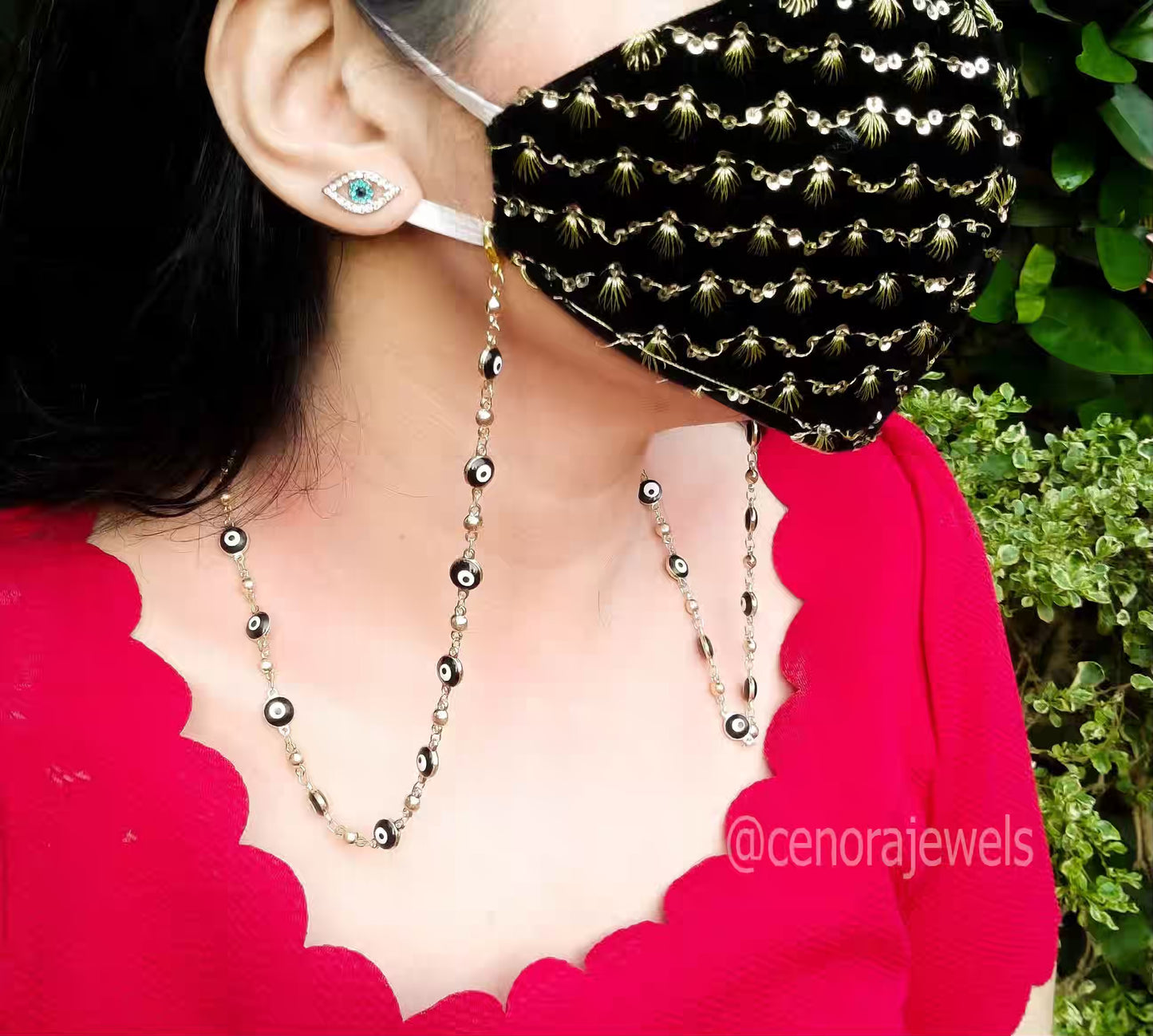 Evil Eye Mask Chains