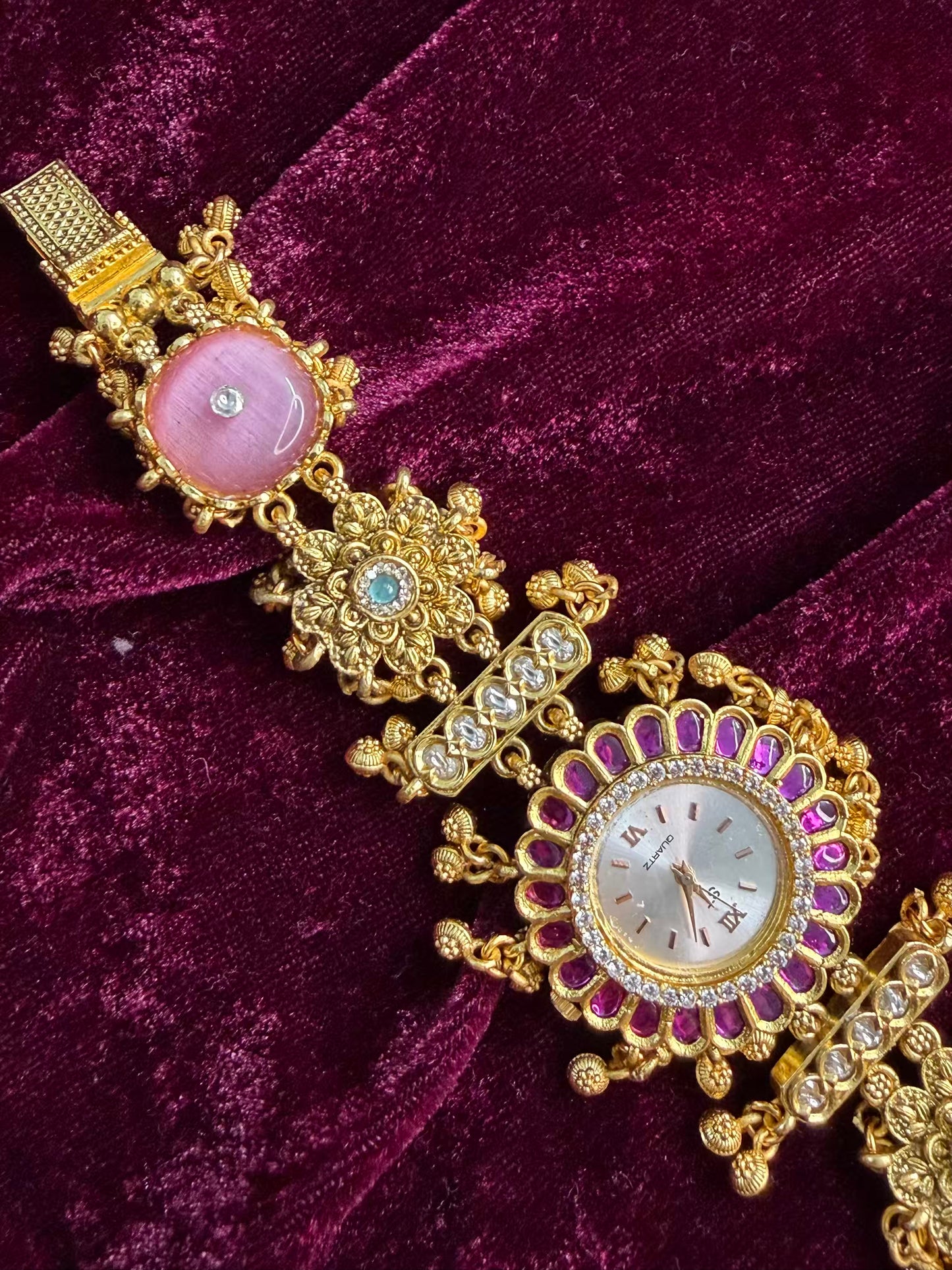 Royal Pink Maharani Watch Design Heritage Bracelet
