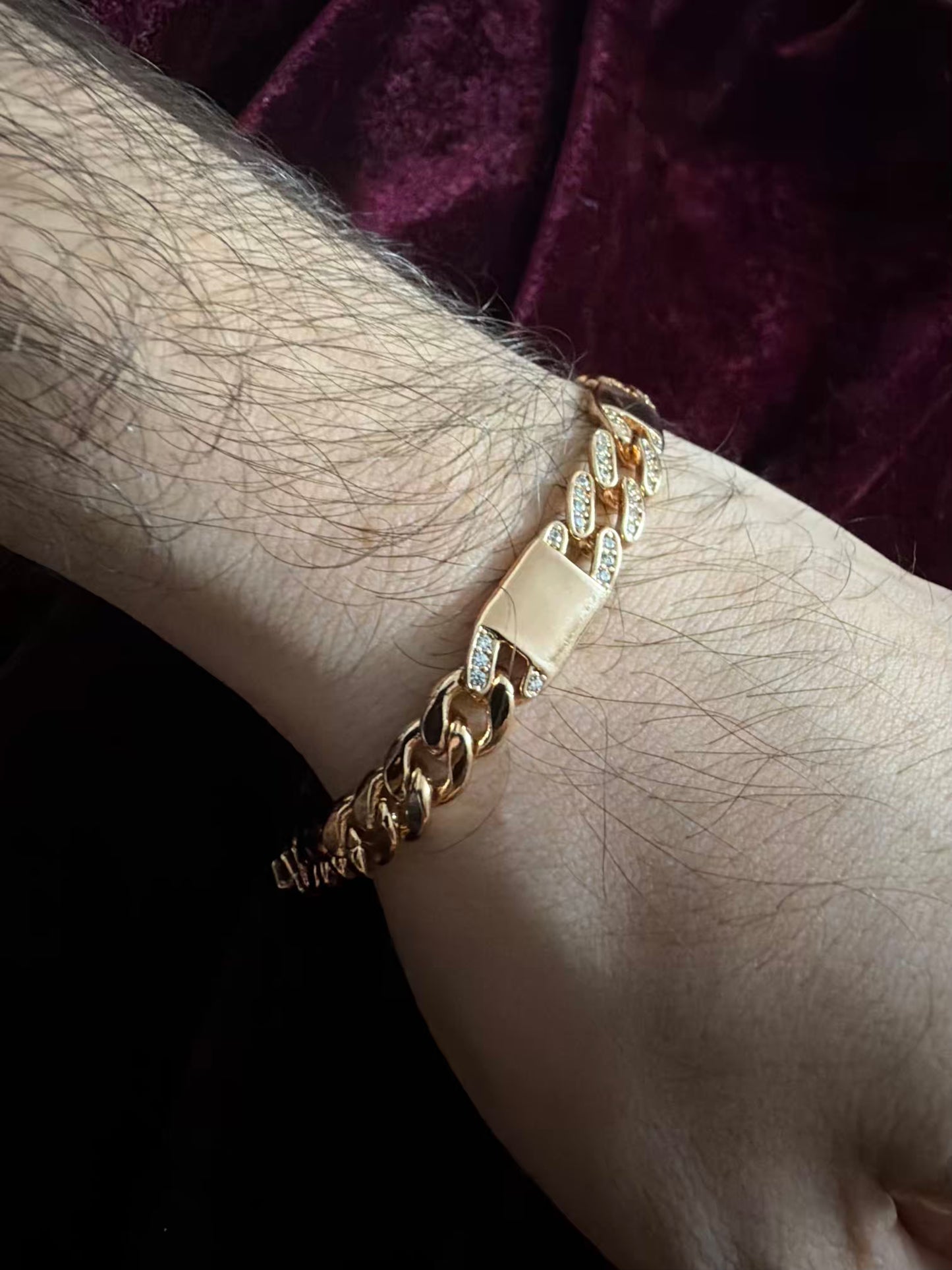Zeus Chain Diamond Men's Rakhi Bracelet