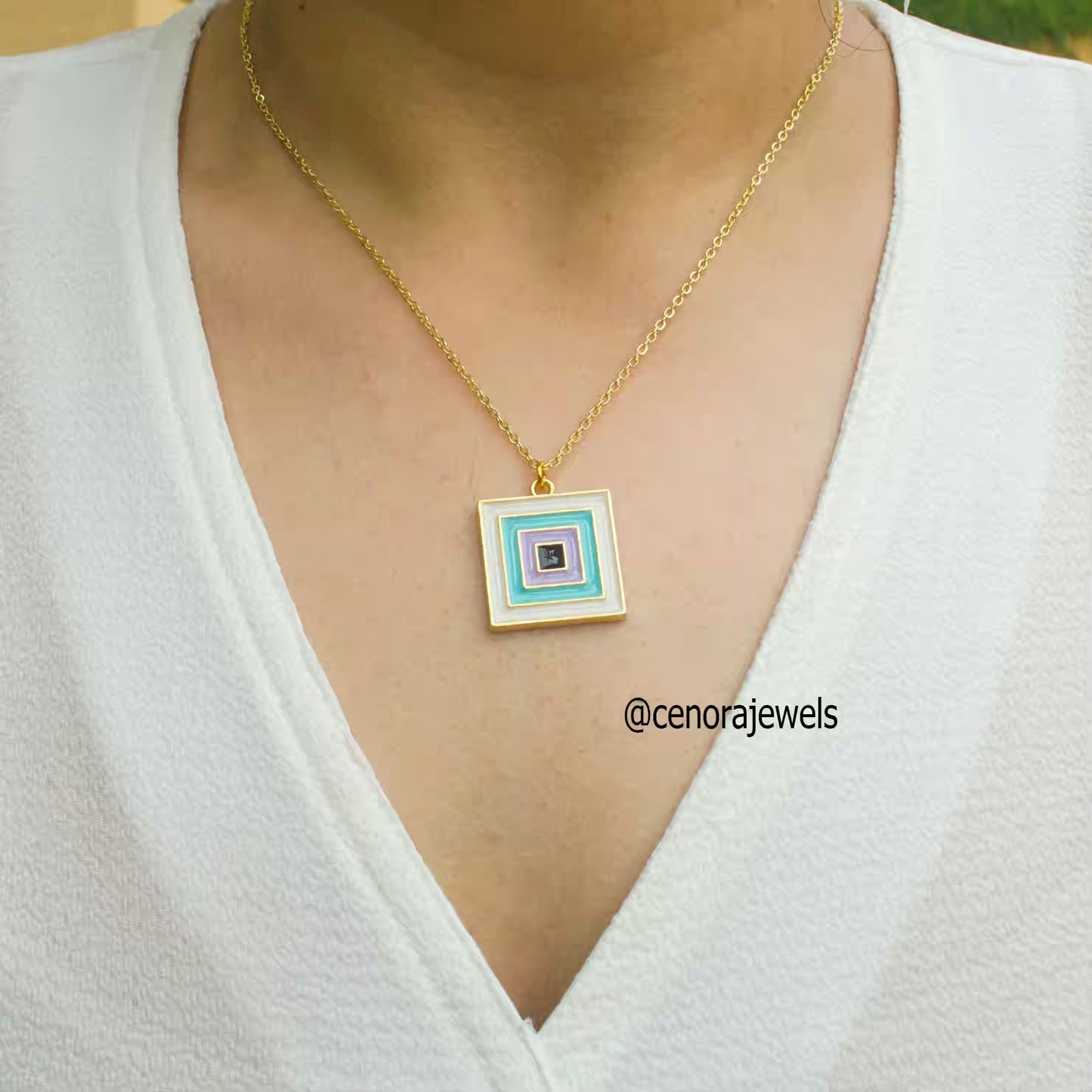 Evil Eye Necklace Abstract Collection