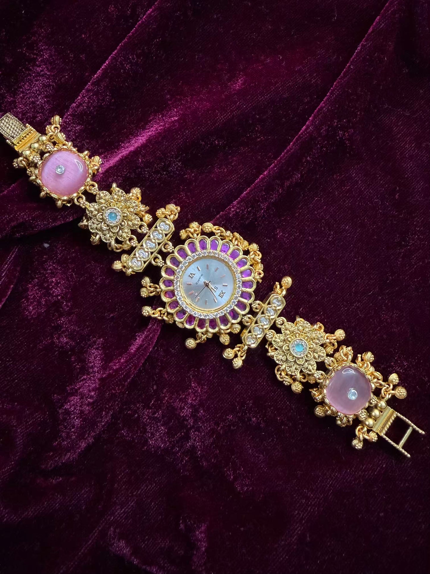 Royal Pink Maharani Watch Design Heritage Bracelet