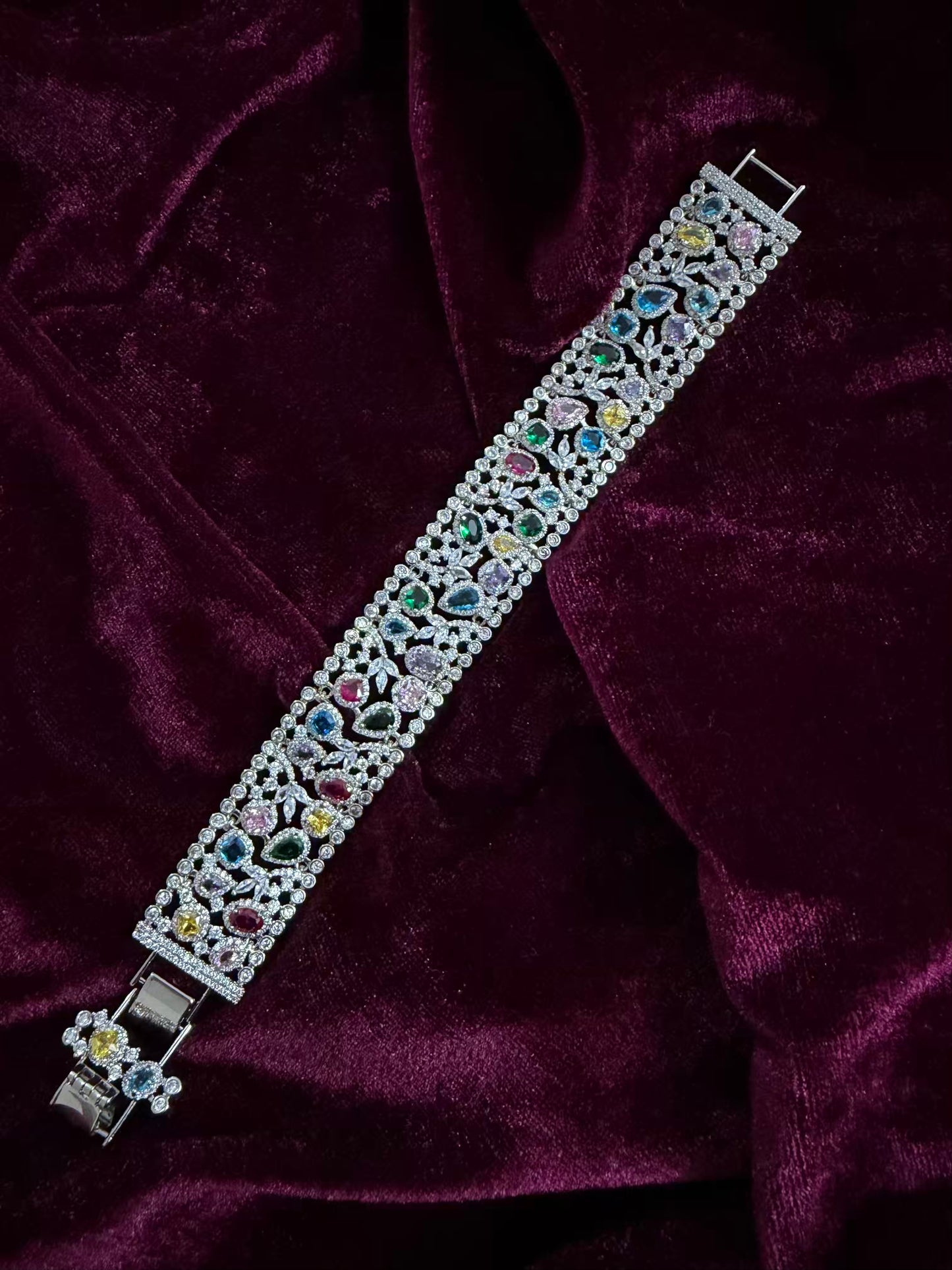 Luxury Men Diamonds Tennis Rakhi Bracelet